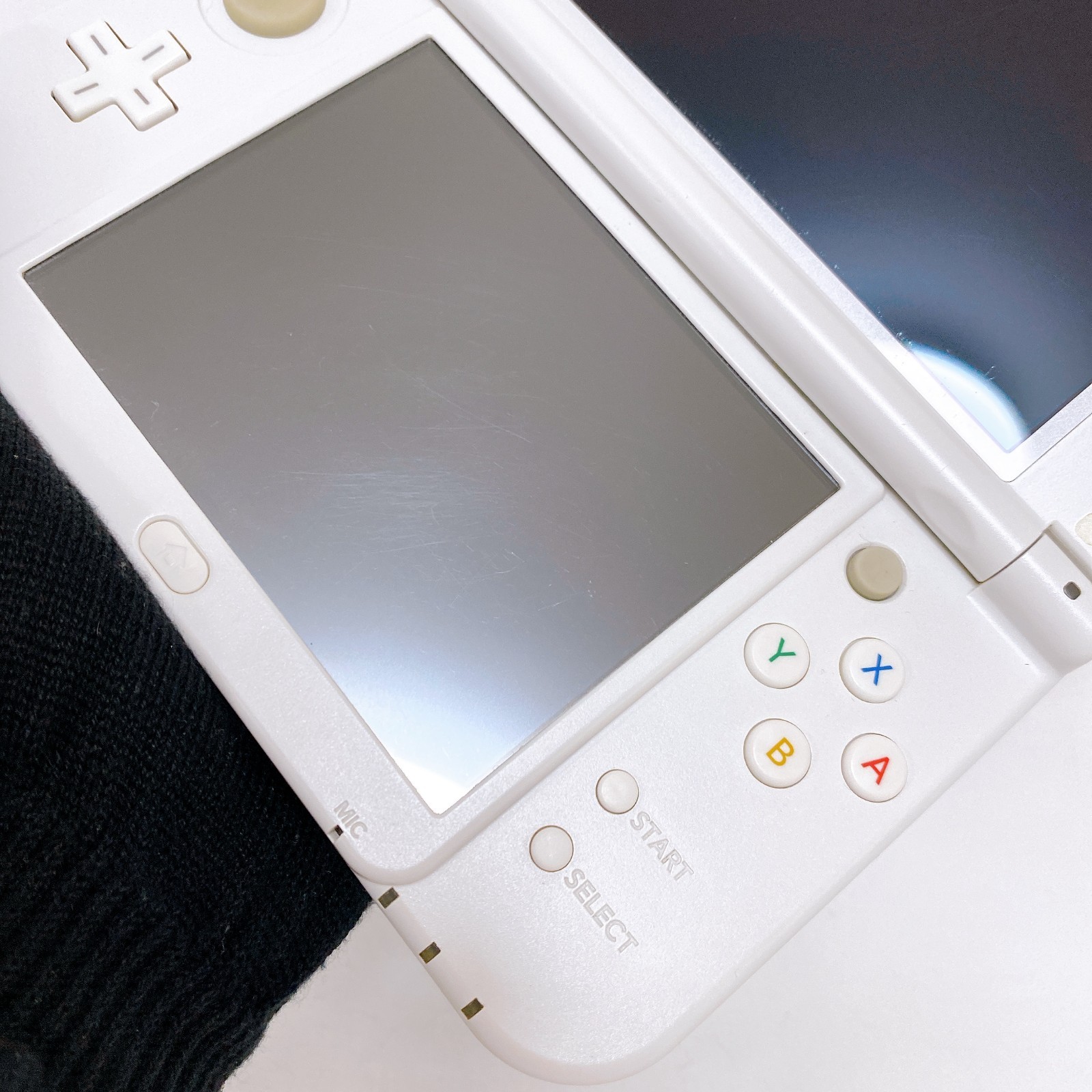 【Dual IPS】New Nintendo 3DS LL XL Pearl WhiteConsole Japan Tested Rank A