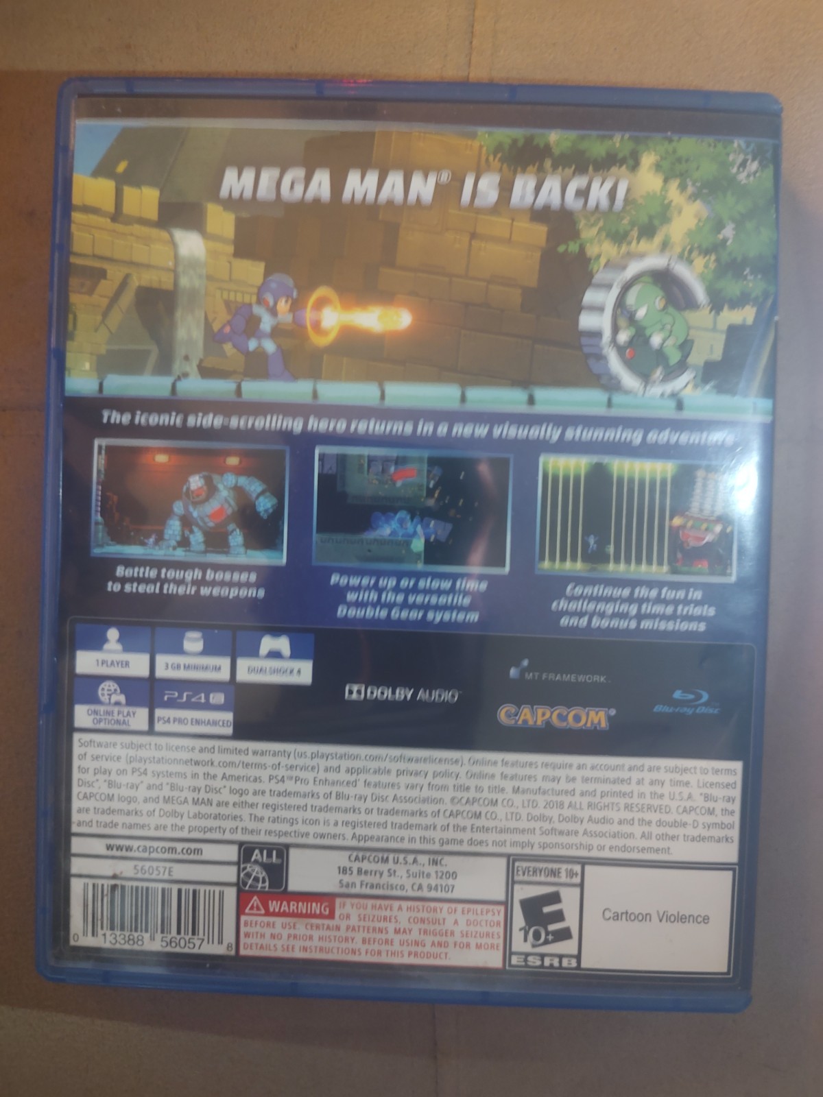 MEGA MAN 11 30 YEAR COLLECORS EDITION STRATEGY GUIDE PS4 MIGHTY NO 9 POSTER