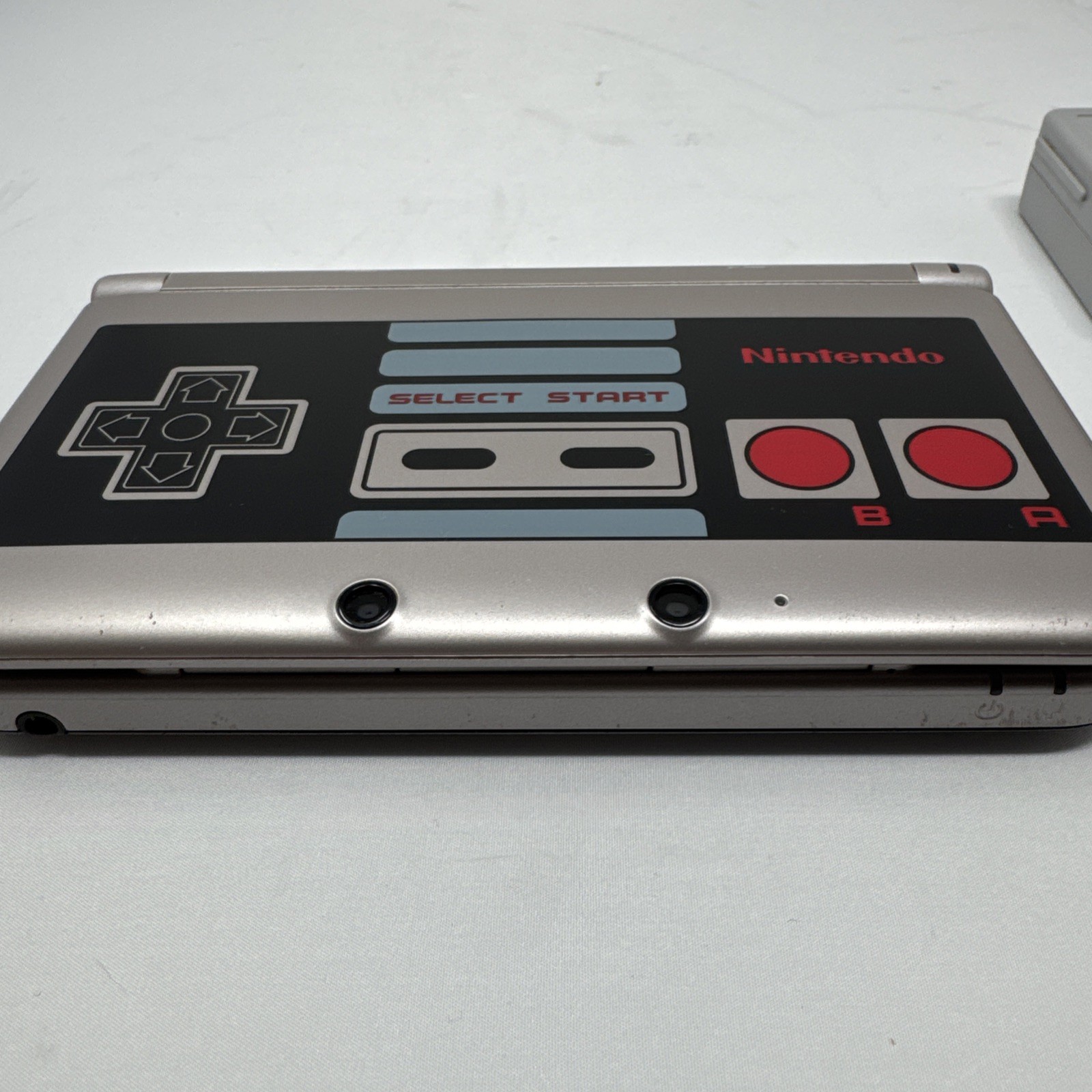 Nintendo 3DS XL NES Edition Handheld Console w/ Stylus + OEM Charger – Tested