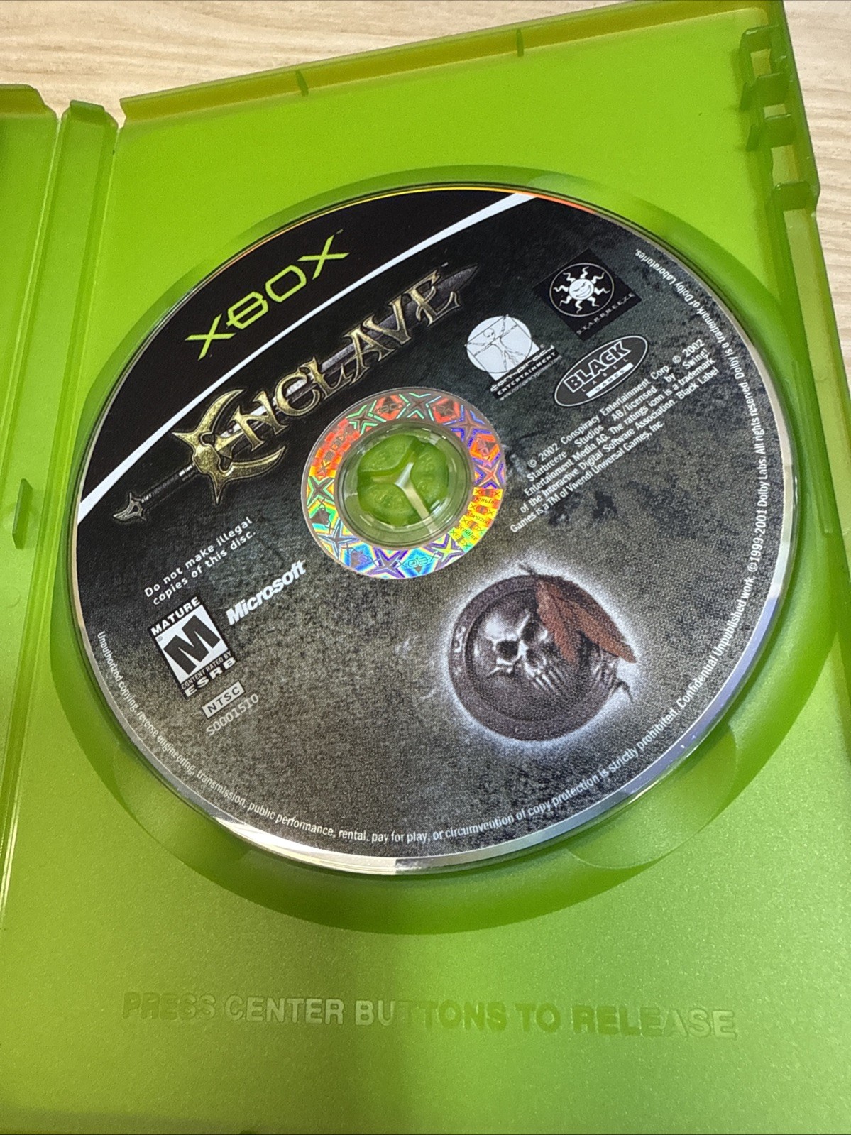 Enclave (Microsoft Xbox, 2002) Verified Working – Fast Shipping – OG Xbox
