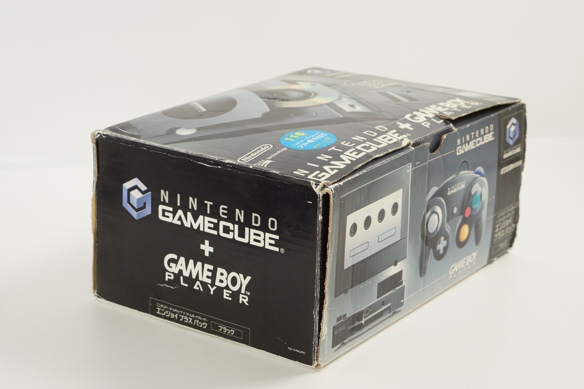 Gamecube Black Console System Enjoy Plus DOL-001 JP For Japan Game CD DN12589033