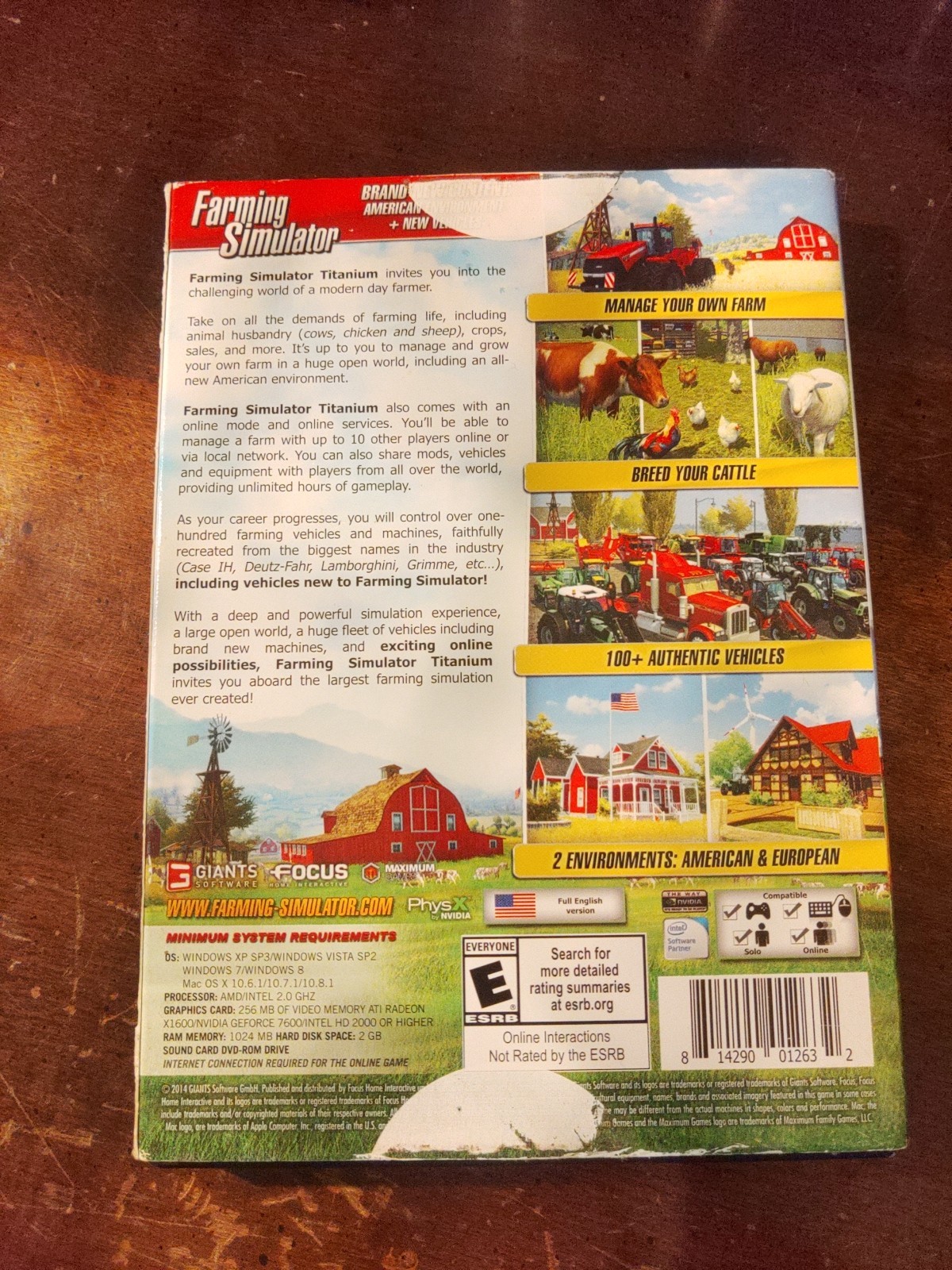 PC Farming Simulator Titanium Edition Complete with Manual