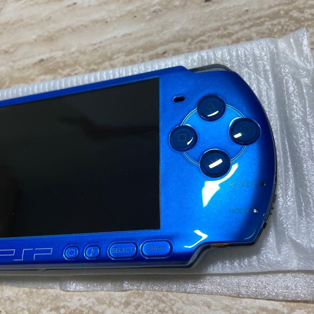Sony PSP 3000 Vibrant Blue Complete in Box Excellent Condition 7085