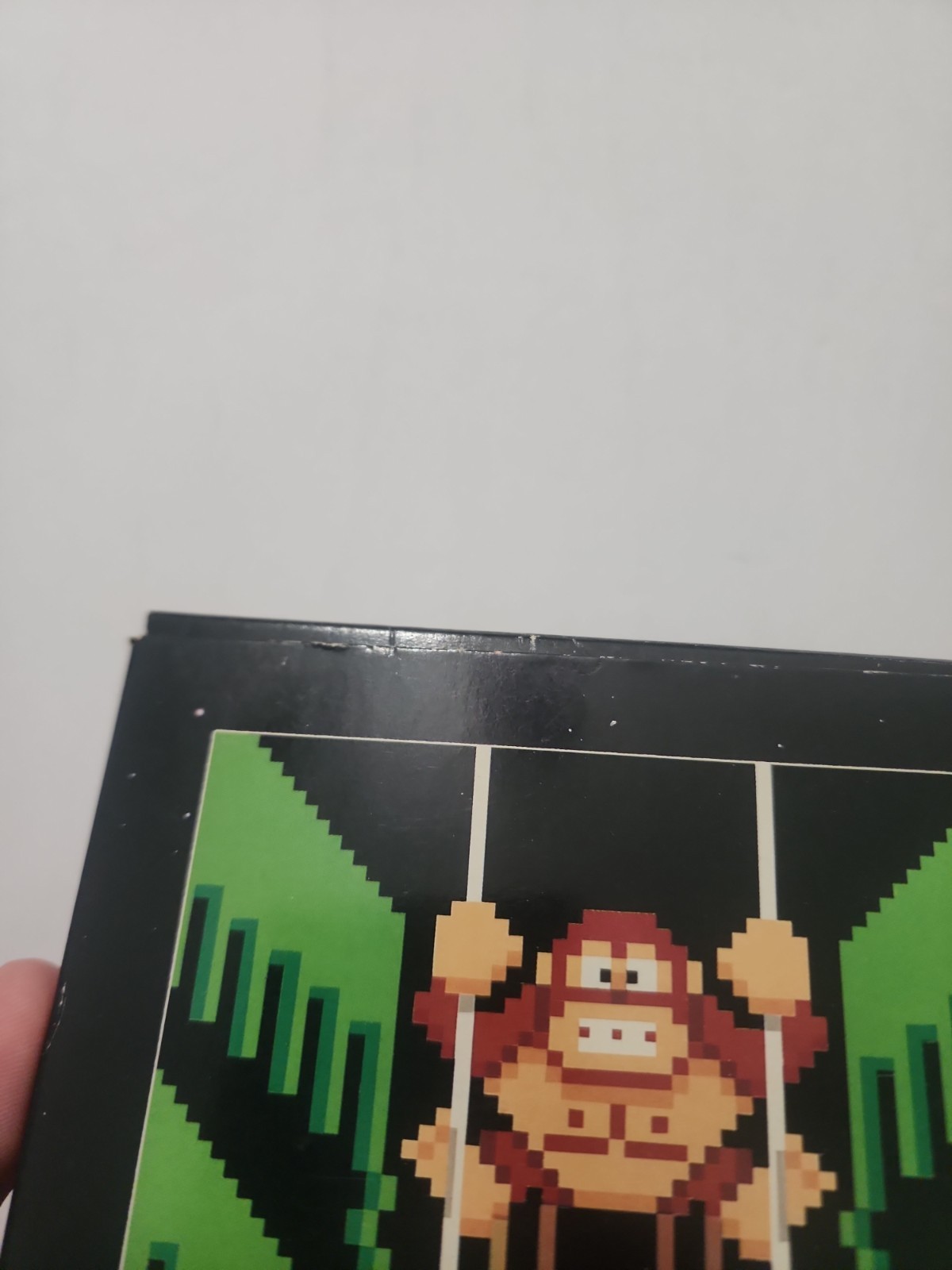 Donkey Kong 3 Nintendo NES Empty Box Only HangTab BLACK BOX Needs Wata Psa