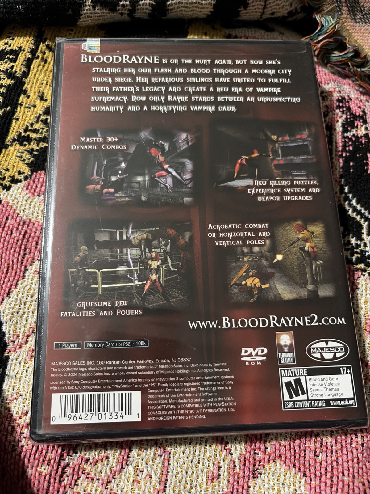 BloodRayne 2 Sony PS2 PlayStation 2 2002 Brand New Factory Sealed Black Label