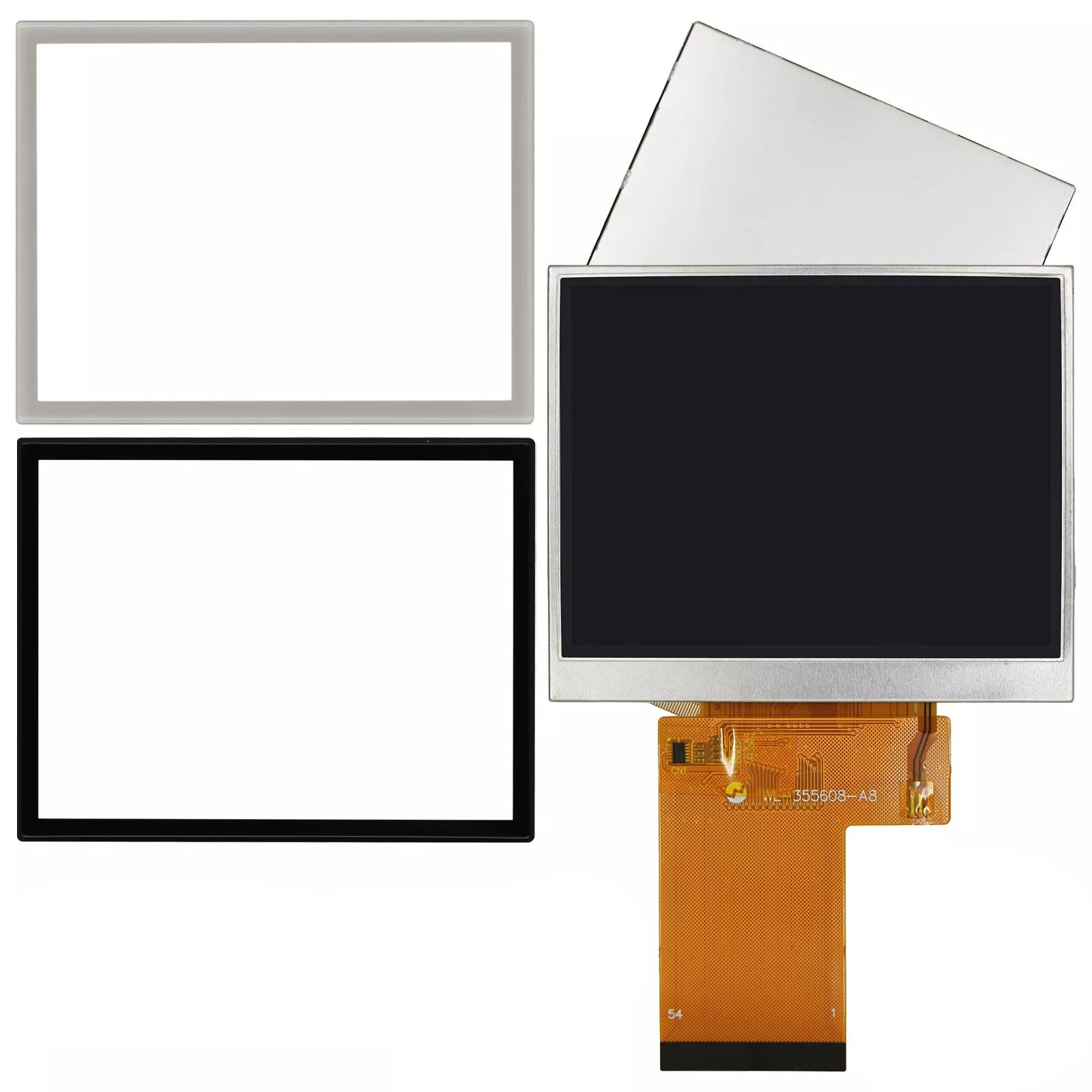 For Anbernic RG35XX Game Console 3.5 inch LCD Display Screen Panel Replacement