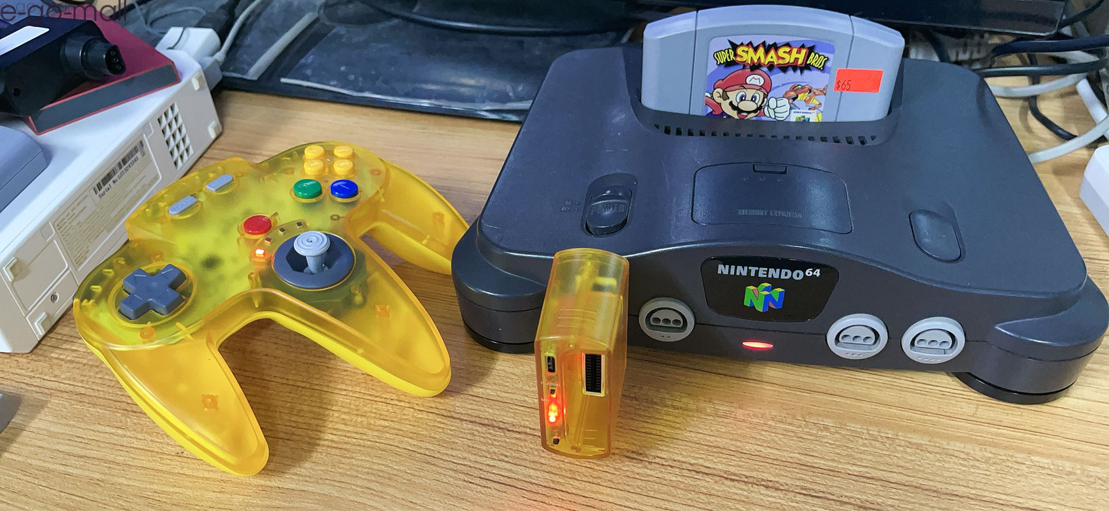 Wireless N64 Controller Remote Game Pad w/ Rumble Pak for Nintendo N64 Console