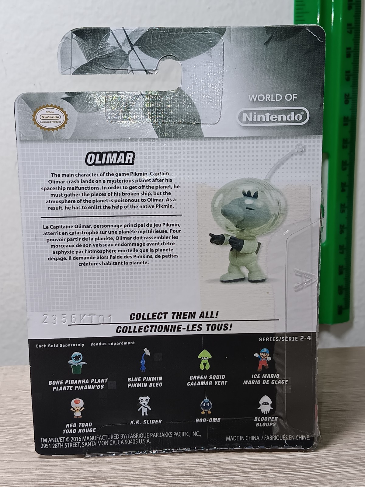 *RARE* 2.5″ CAPTAIN OLIMAR PROTOTYPE Pikmin World of Nintendo Jakks 2016