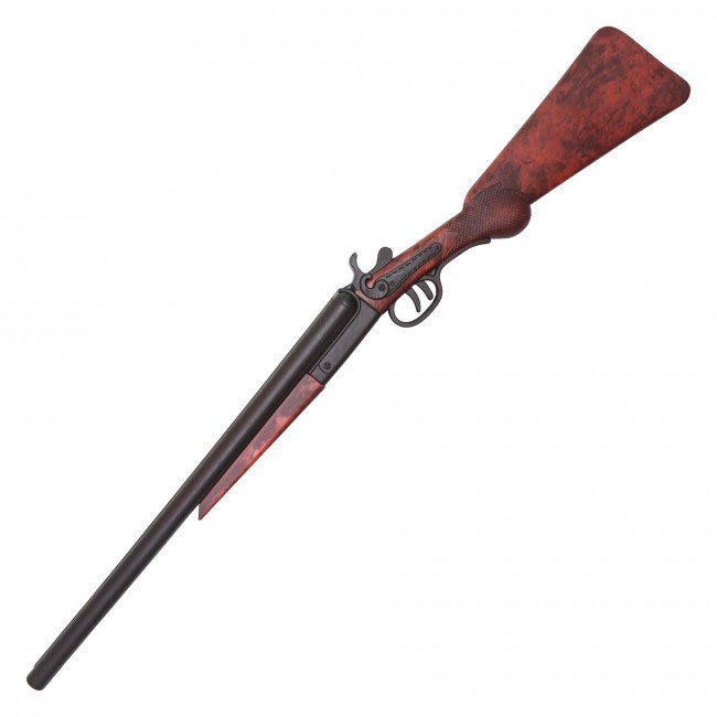 43″ Western Double Barrel Shotgun Replica foam Gun Cosplay Costume Prop Collect
