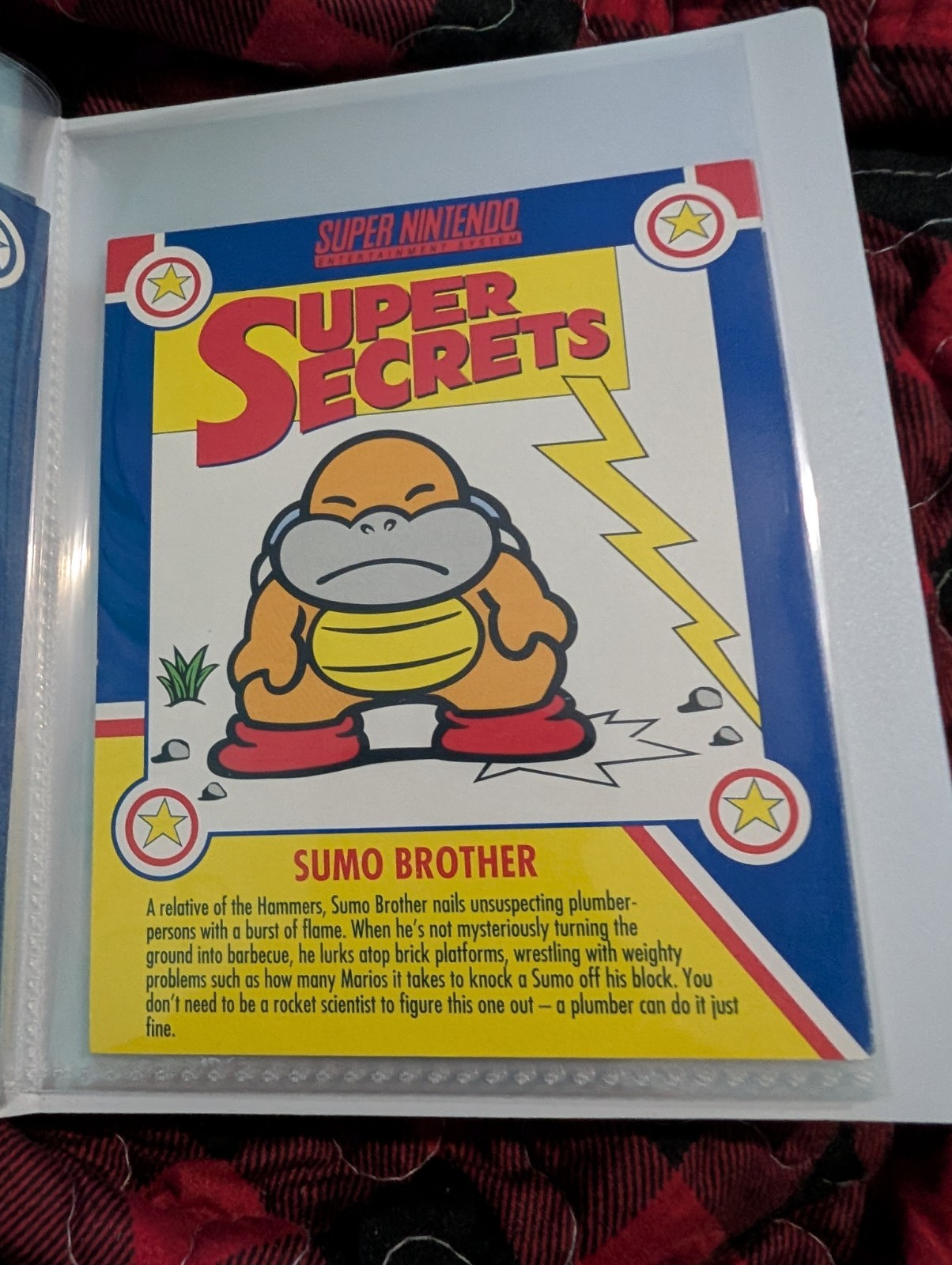 Super Mario Nintendo Secrets Pepsi Cards Complete Set In Notebook. Rare