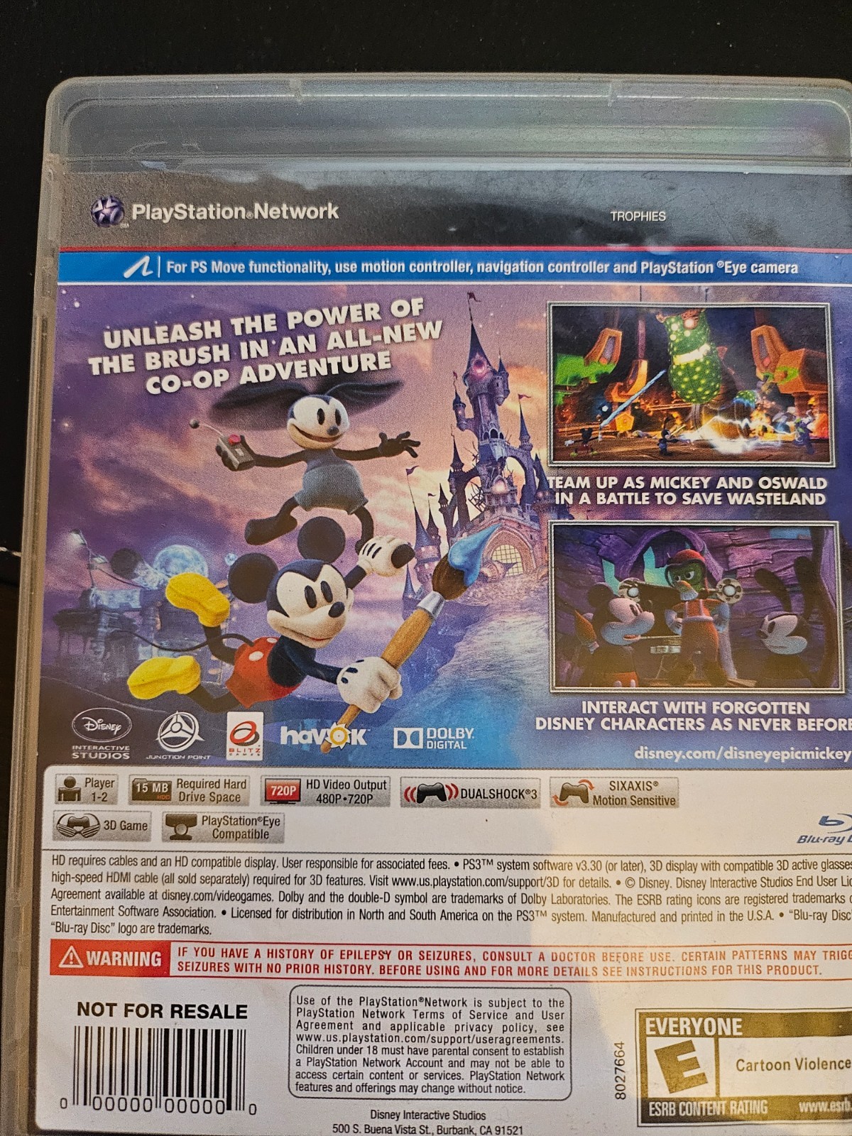 Epic Mickey 2: The Power of Two – Sony PlayStation 3