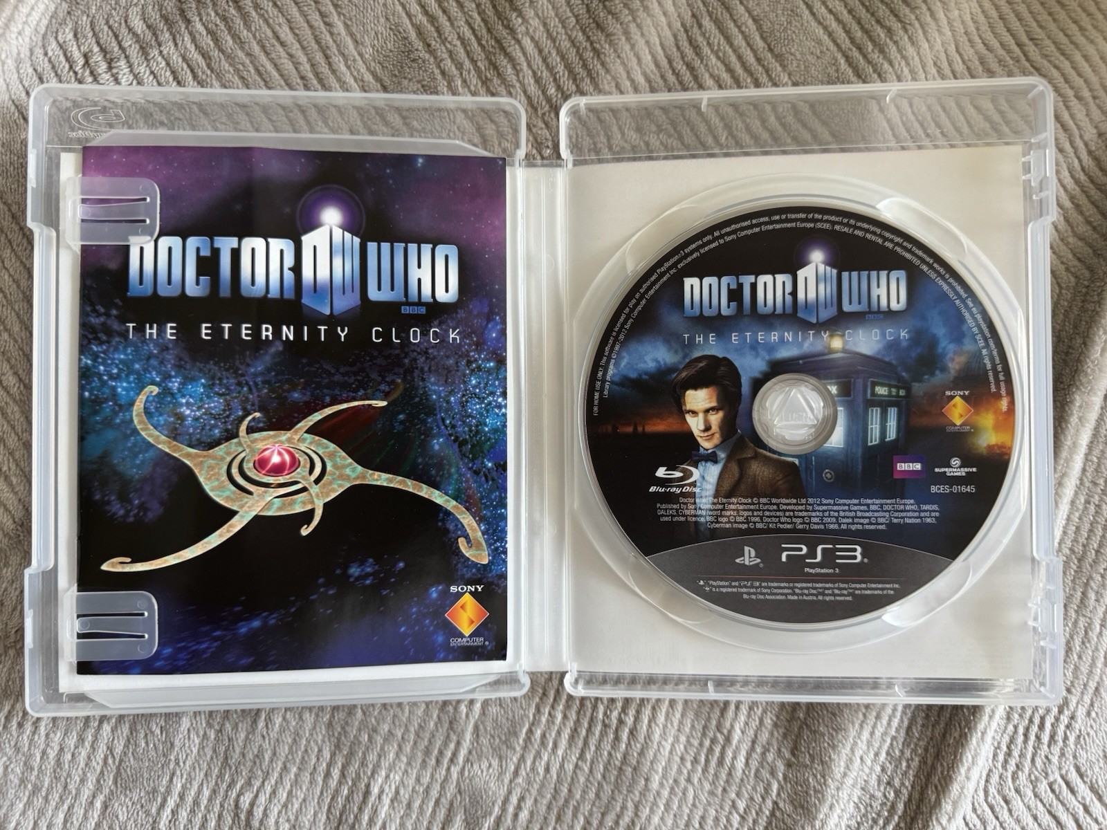 Doctor Who: The Eternity Clock (PS3, 2012) Complete CIB – Tested Works – PAL