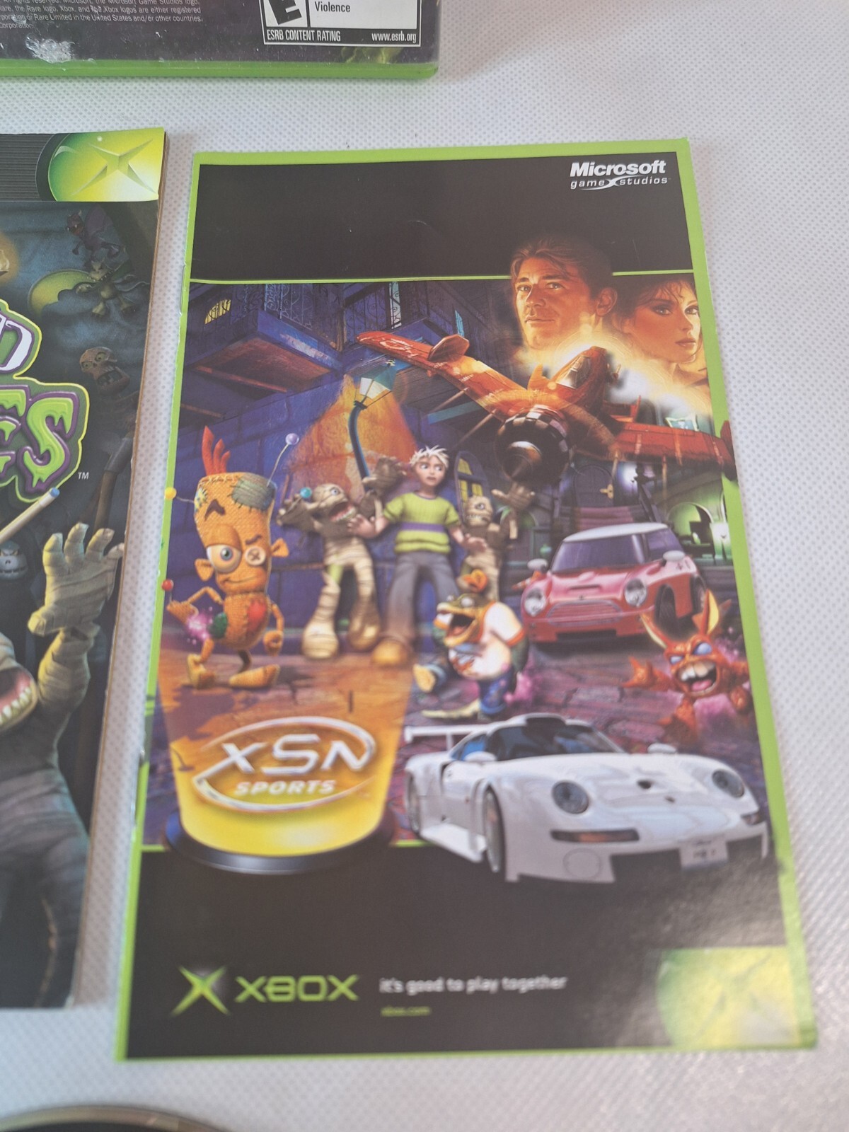 Grabbed by the Ghoulies (Microsoft Xbox, 2003) C.I.B Nice Shape!