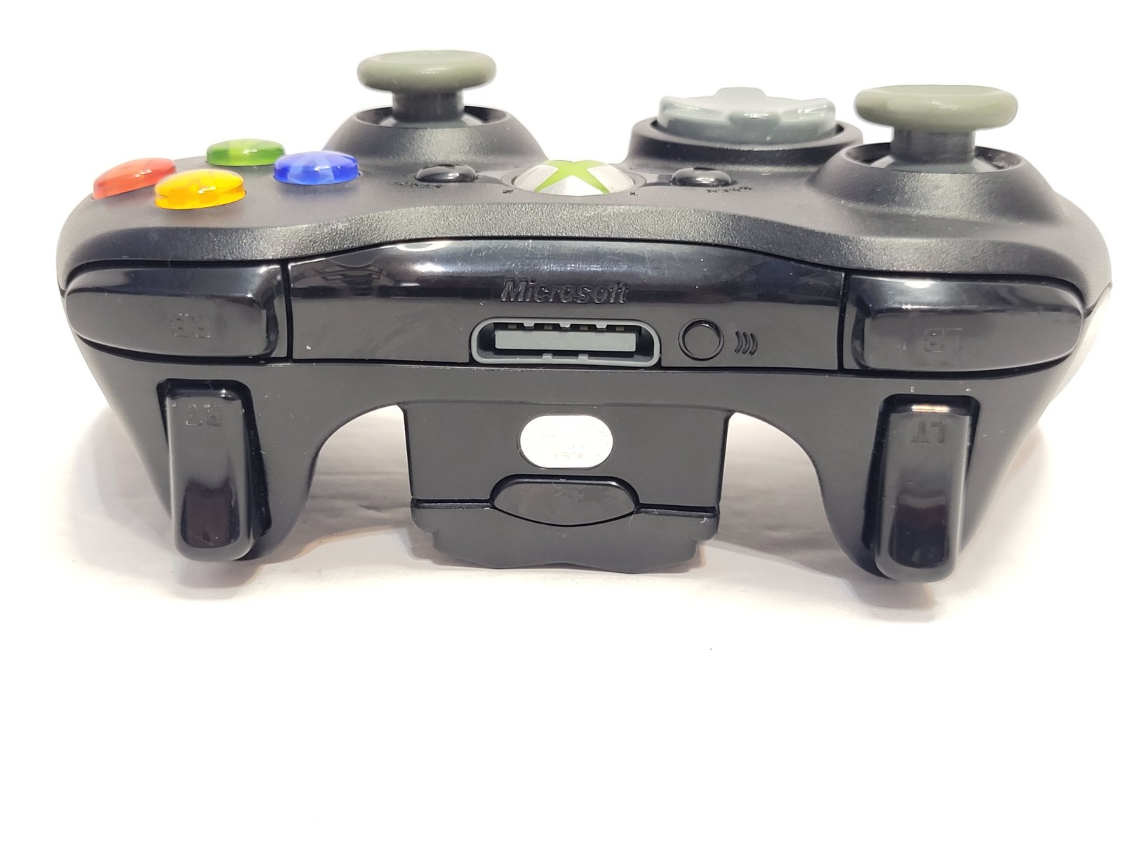 Microsoft Xbox 360 Official OEM Black & Grey Wireless Controller Genuine