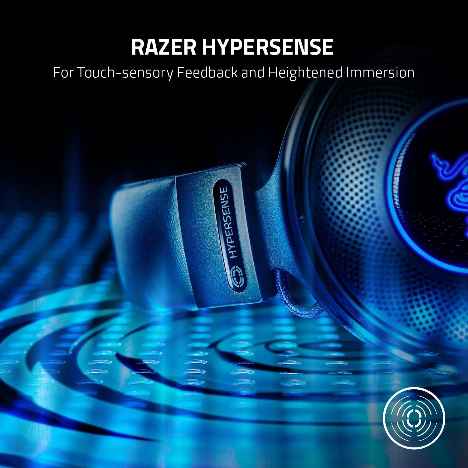 Razer Kraken V3 HyperSense Wired USB Gaming Headset – Black – NEW
