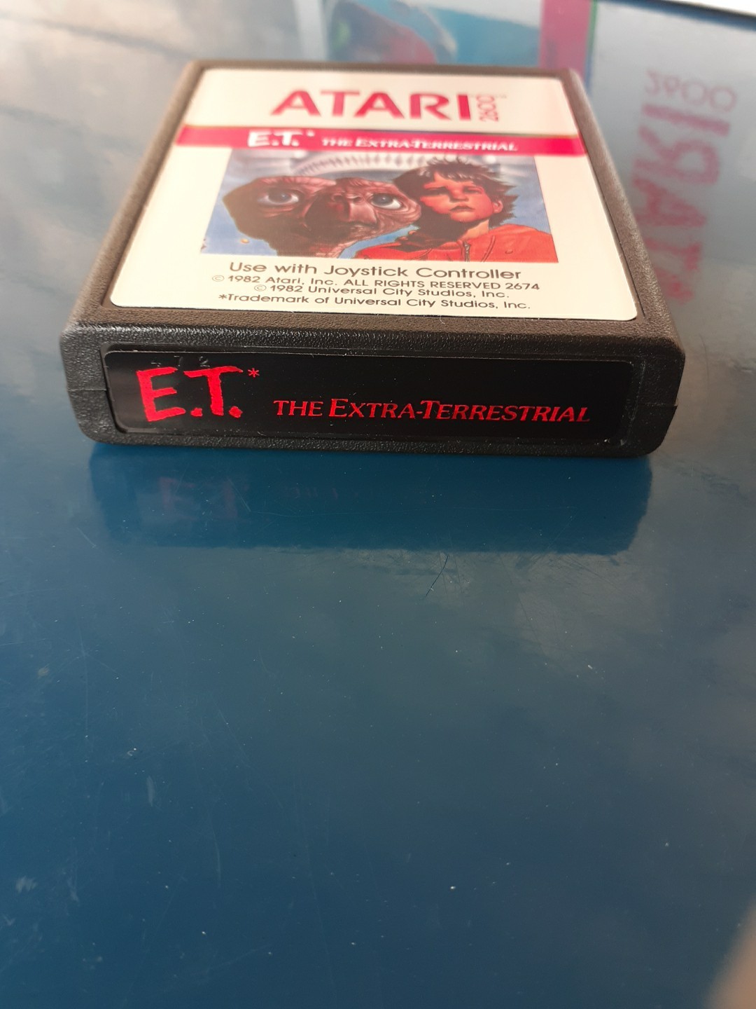 E.T. The Extra-Terrestrial Atari 2600 1982 Vintage in Box W/Manual & Tips