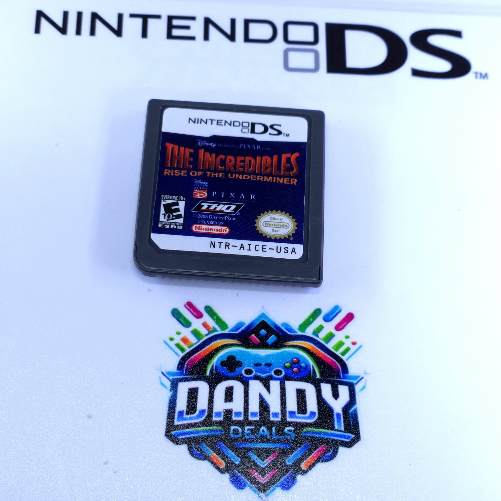 The Incredibles Rise of the Underminer Authentic, Tested – Nintendo DS