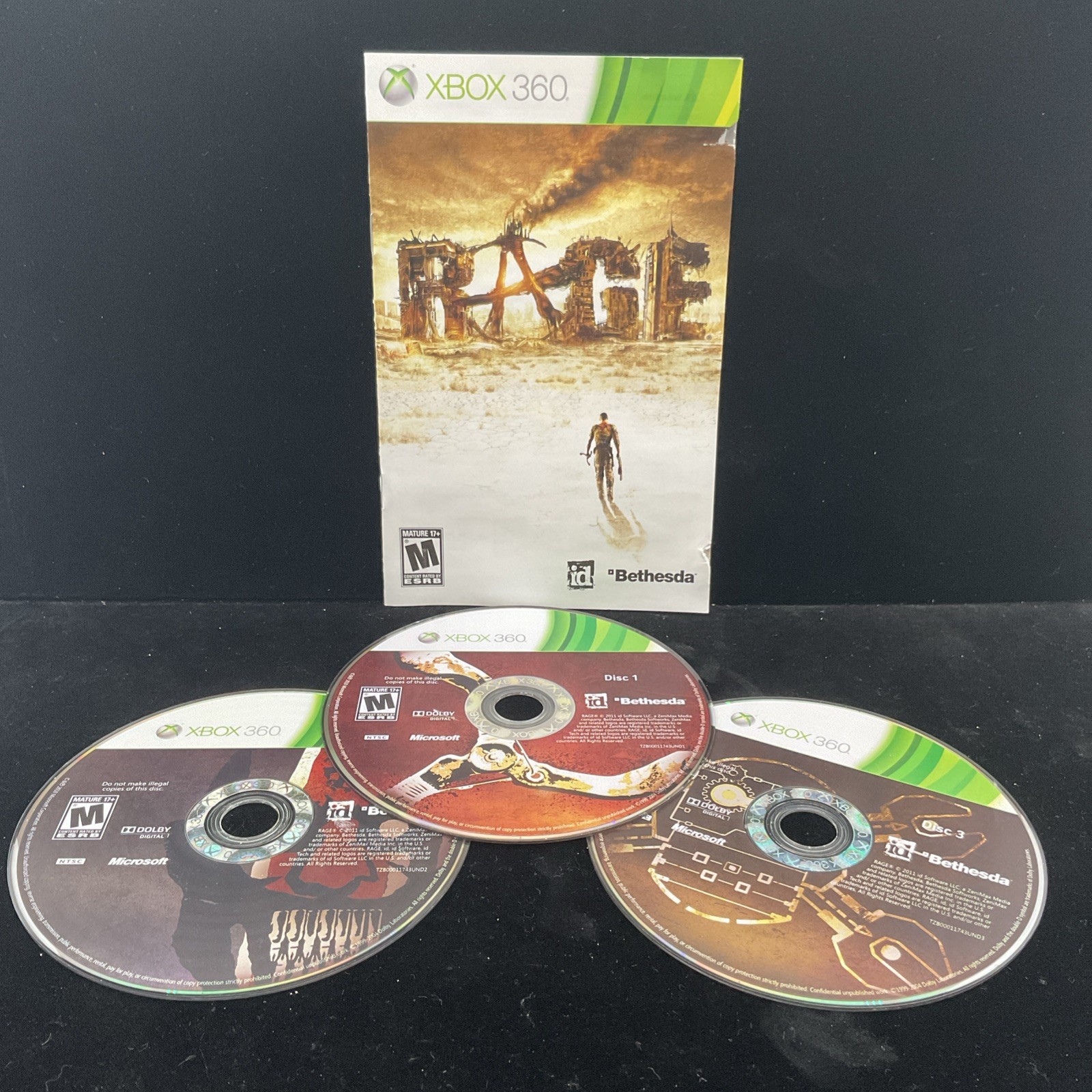 Rage (Xbox 360) Tested & Complete CIB Clean 1 YR Warranty Refurbished