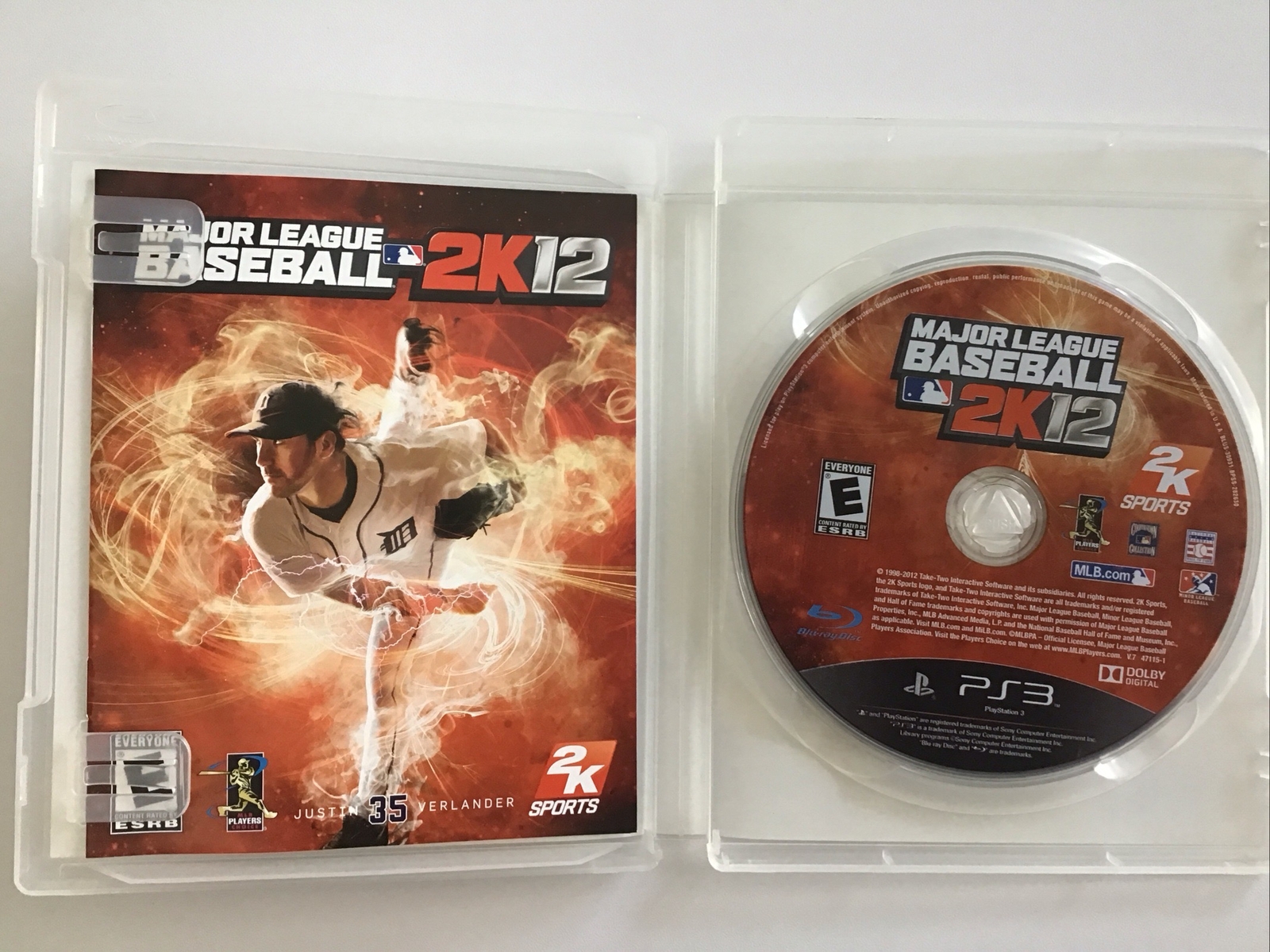 Sony PlayStation 3 PS3 Major League Baseball 2K12 CIB Tested