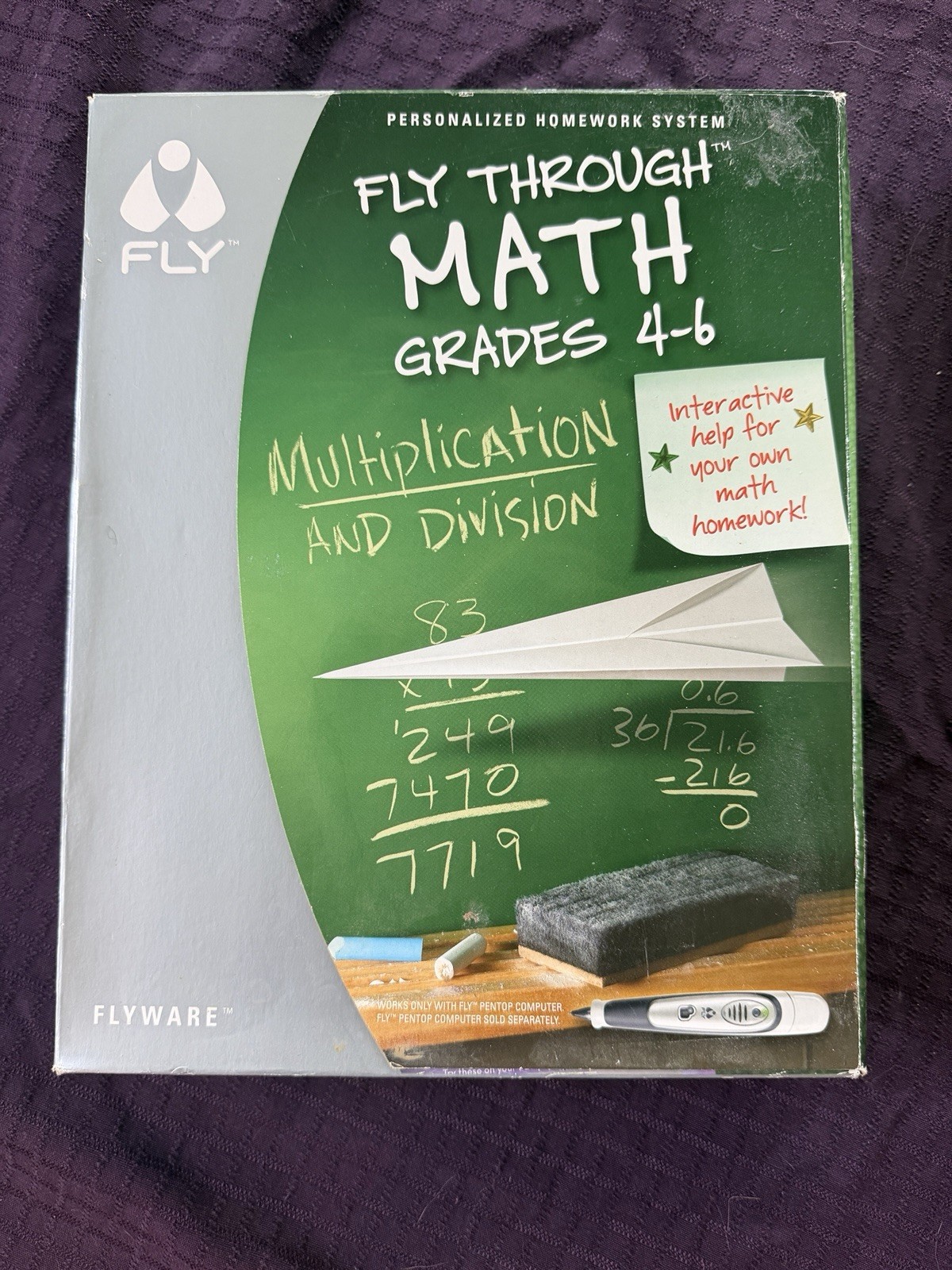 FLY Through Math: Grades 4-6 Flyware Multiplication/Div computer not included
