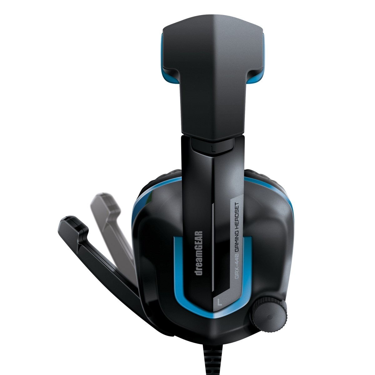 dreamGEAR GRX-440 Gaming Headphones Blue Black with Mic Wired