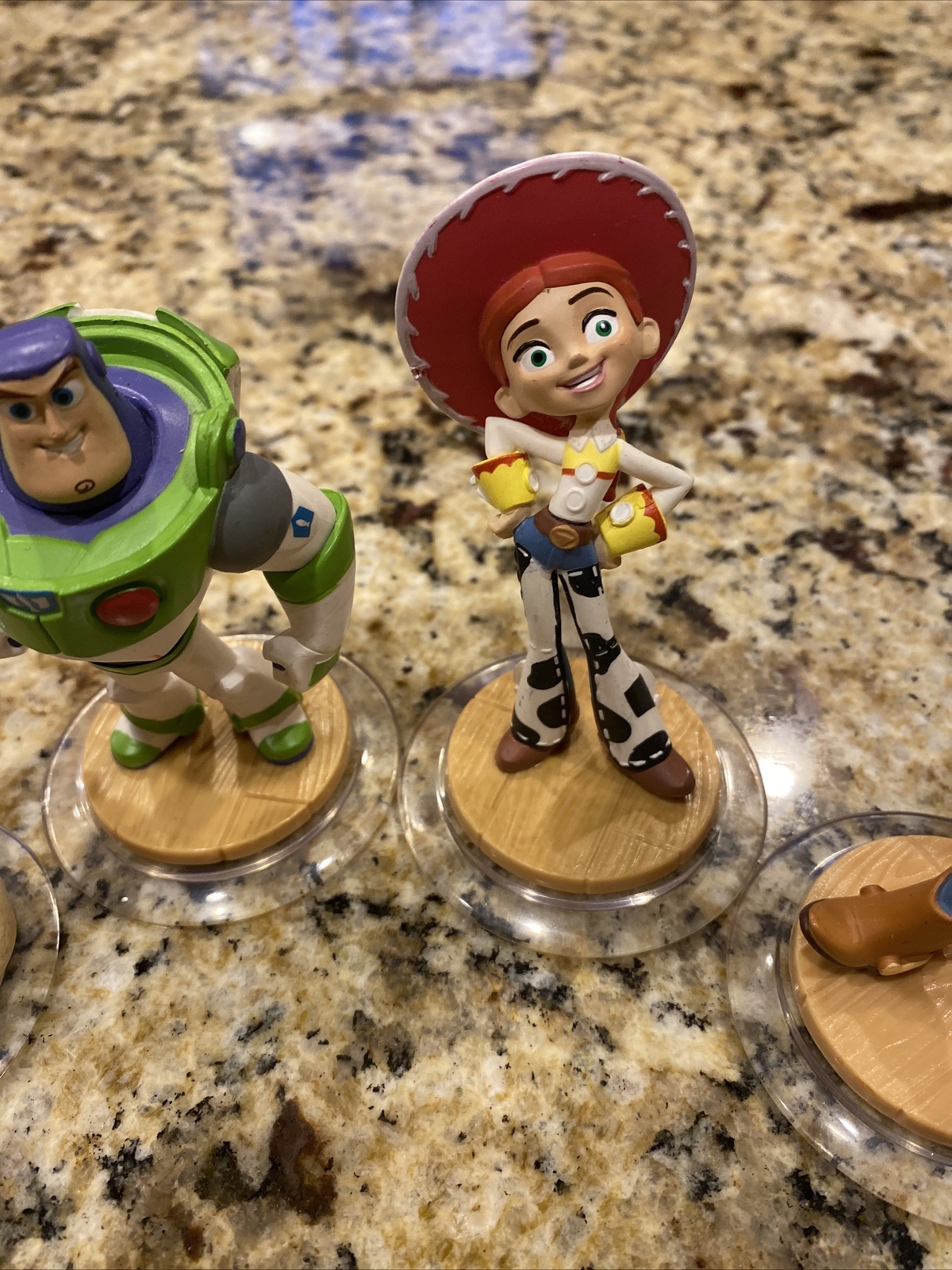 Disney Infinity Toy Story Amiibo Figure Lot – Buzz, Woody, Jessie, & Stitch