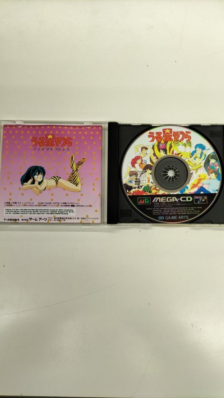 Game Arts Urusei Yatsura Dear My Friends Mega Drive Game No Box