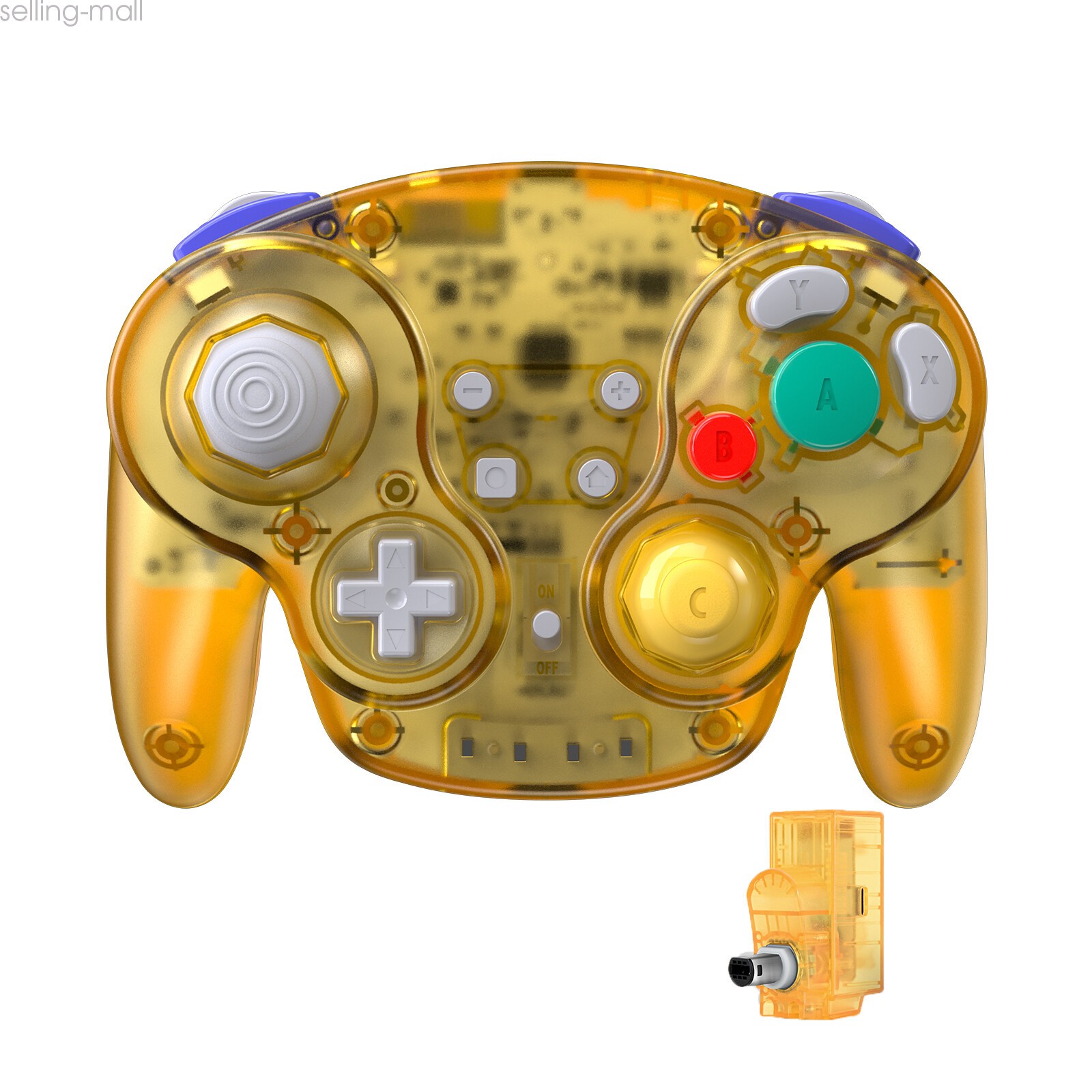 Wireless Gamecube Wavebird Controller & Rumble for Gamecube CG Wii Rechargeable