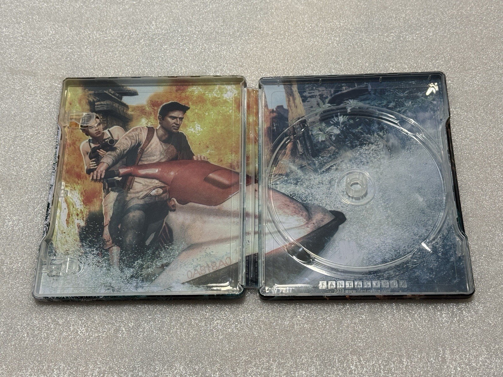Uncharted Custom Made G2 Steelbook Case PS3/PS4/PS5 (No Game) New