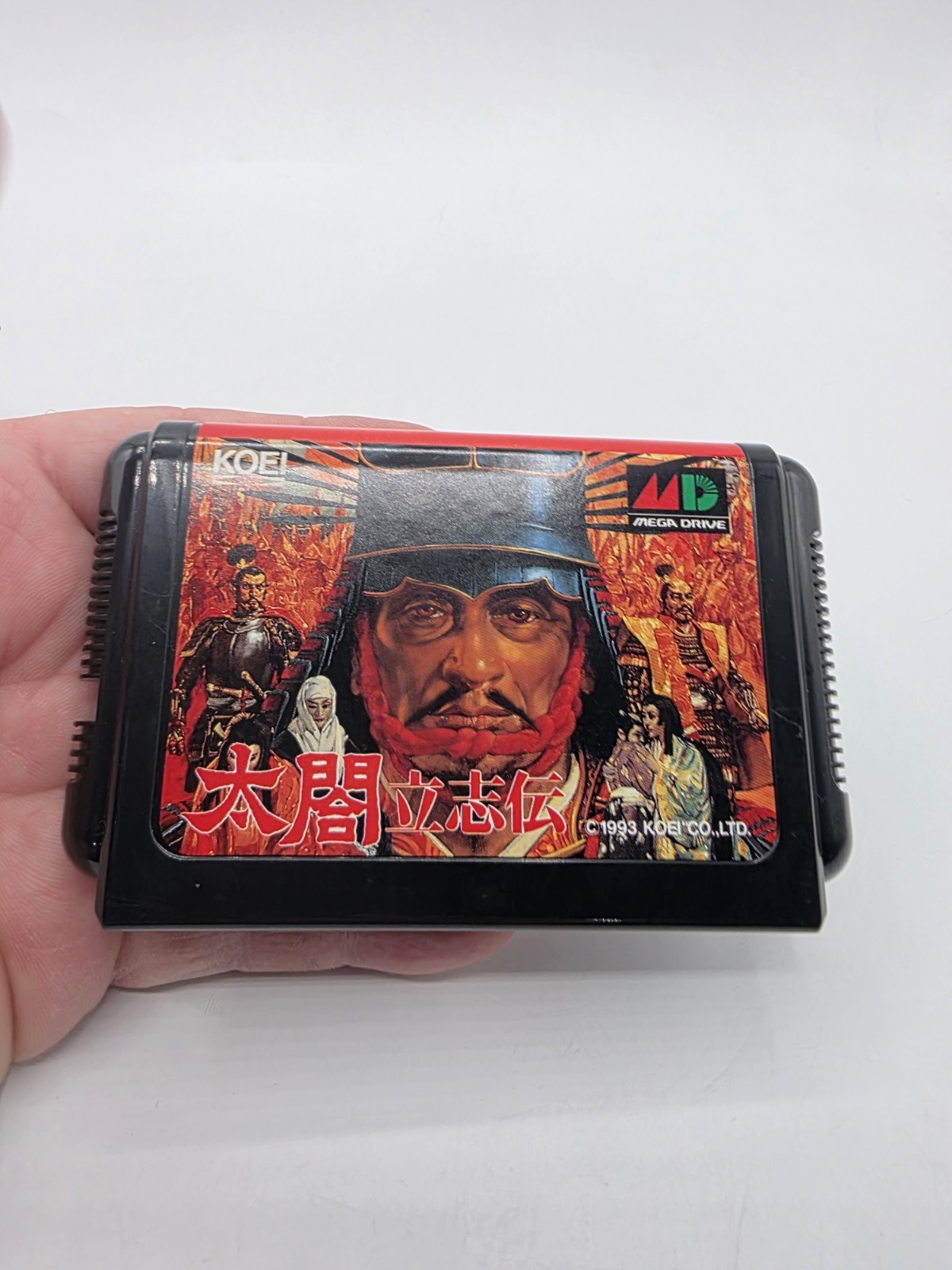 Japanese Taiko Risshiden Sega Mega Drive MD US Seller Complete Clean