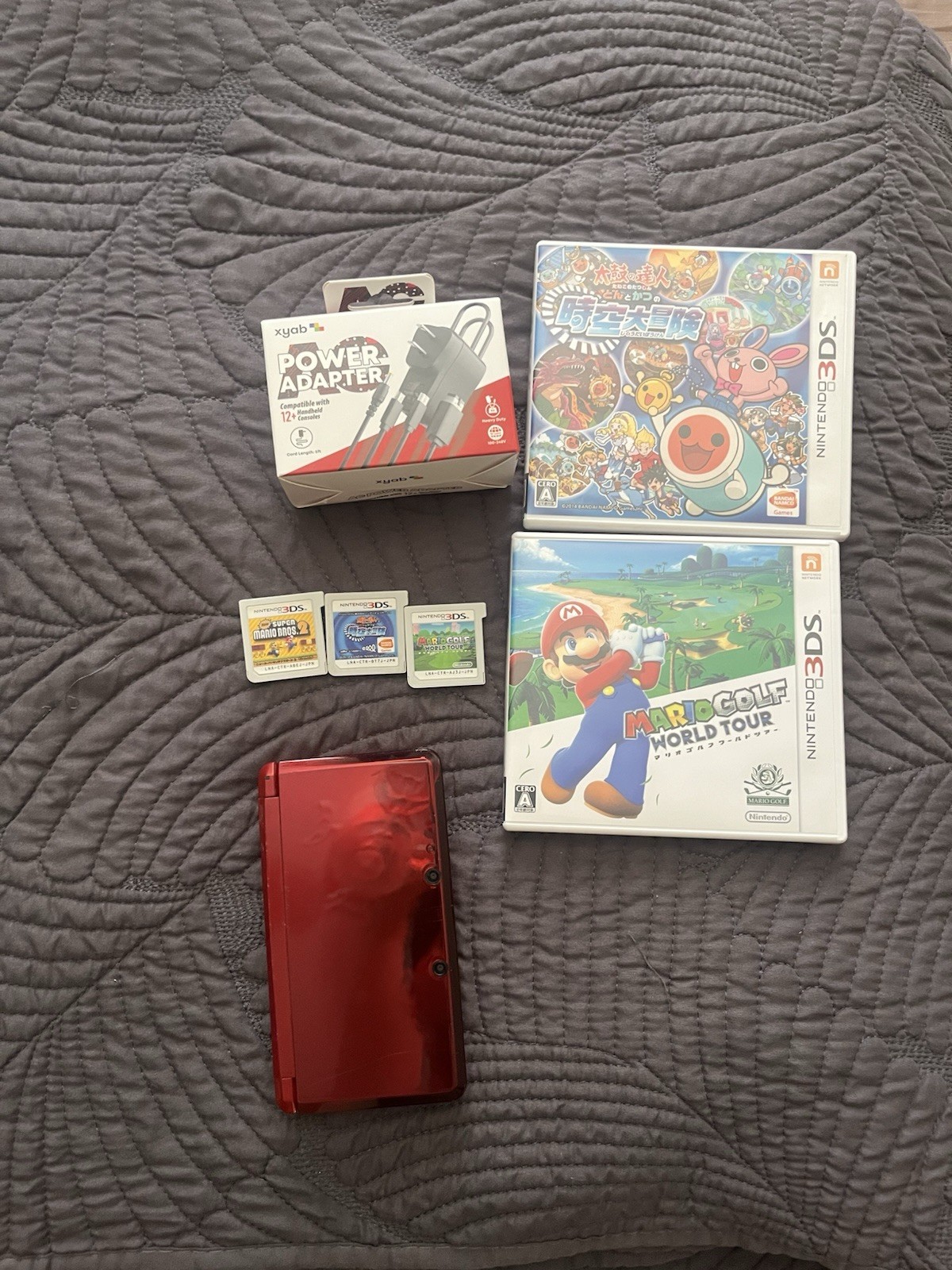 Nintendo 3DS Handheld System Japanese Edition Good Condition Flame Red