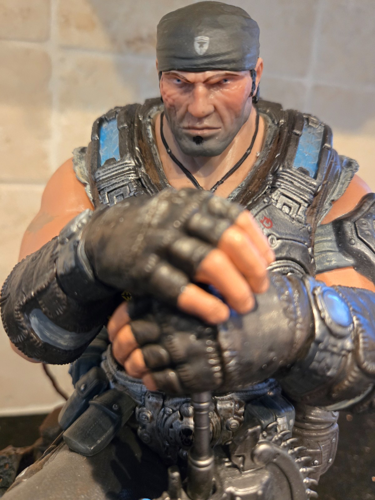 Gears of War 3 Limited Edition PVC Marcus Fenix Collectors Statue – PERFECT!