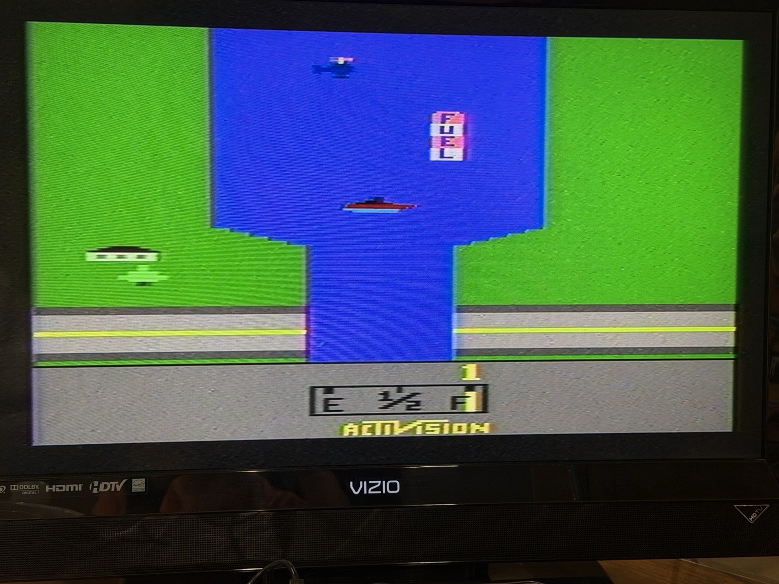 Vintage Activision River Raid Atari 2600 1982 Video Game Cartridge Tested-WORKS!