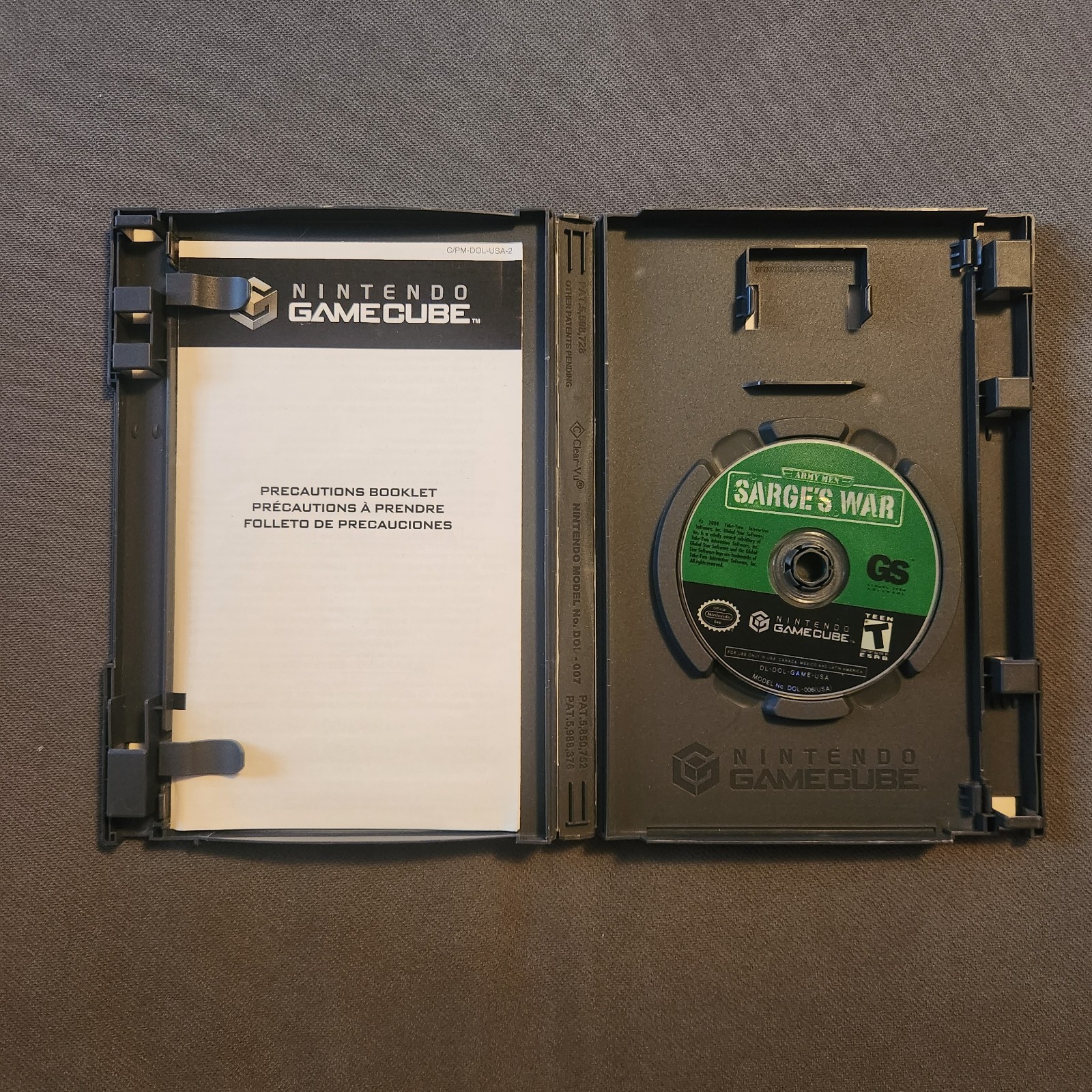 GLOBAL Star Software Army Men: Sarge’s War Nintendo GameCube NTSC-U/C Manual