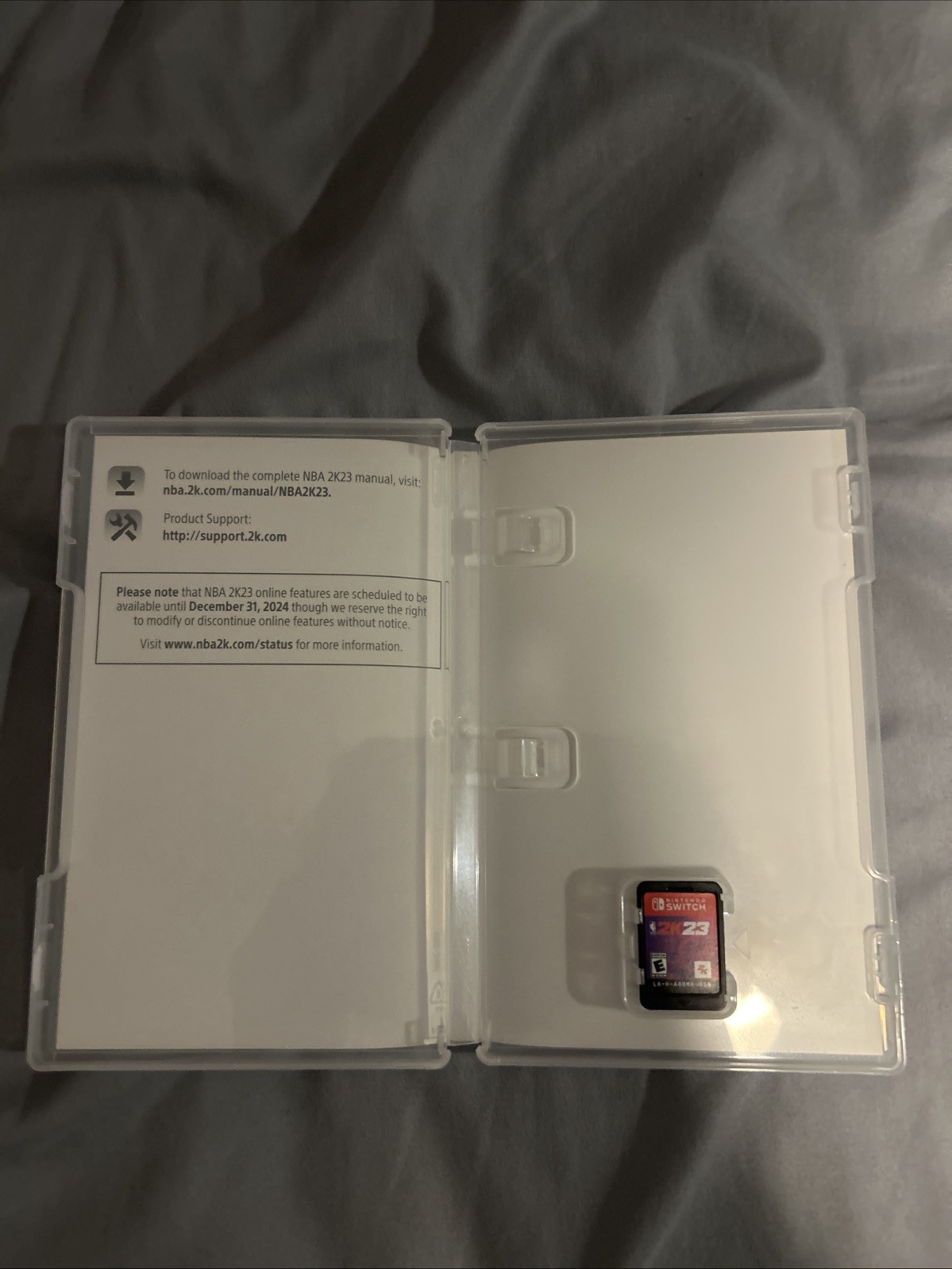 NBA 2K23 Nintendo Switch Game With Case Tested And Working