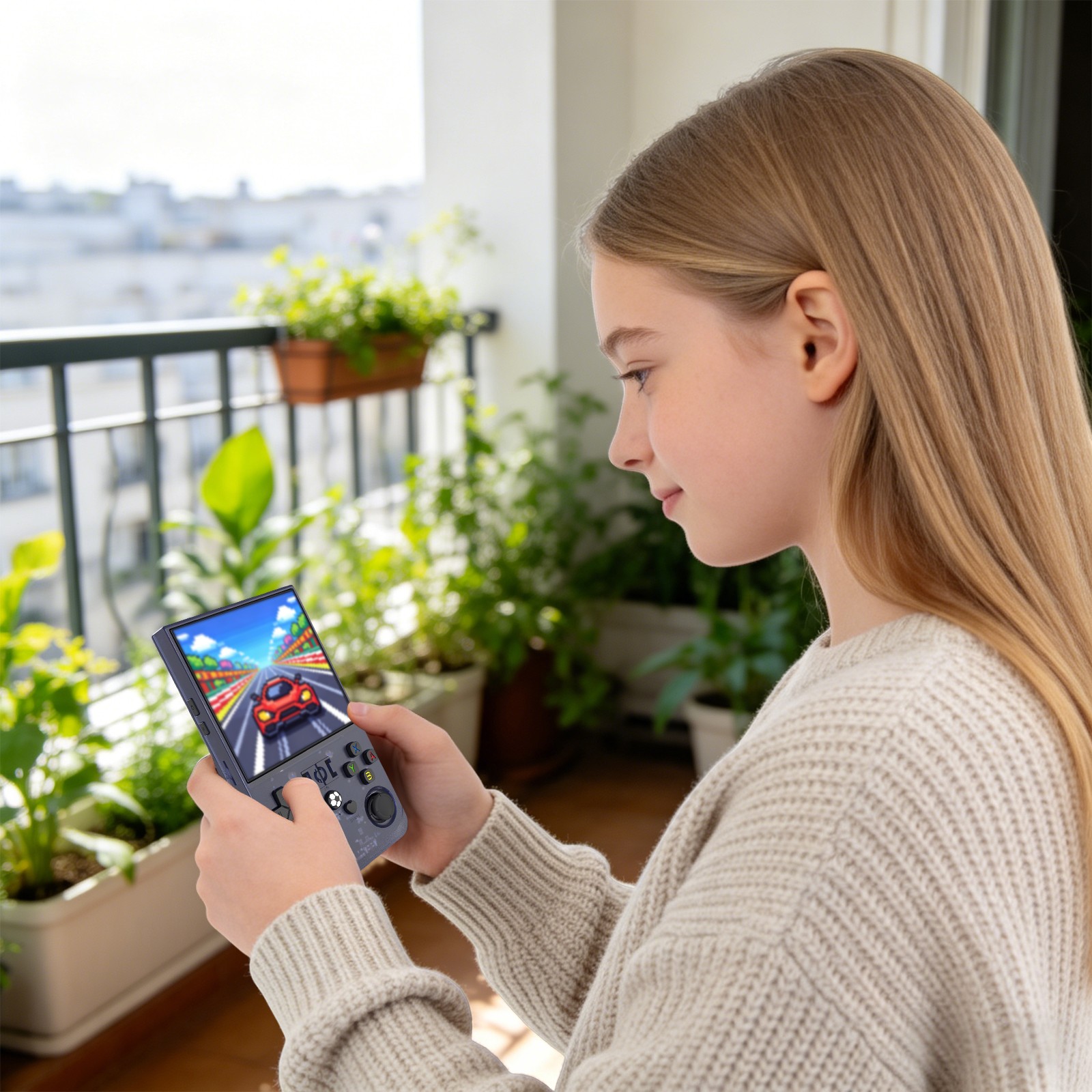 4.0-inch Large Screen Handheld Game Console With 4000mah Rechargeable Battery