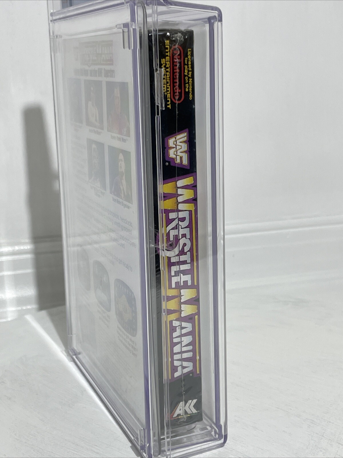 Nintendo NES WWF Wrestlemania Oval SoQ TM USA CGC 9.2 B+ Sealed