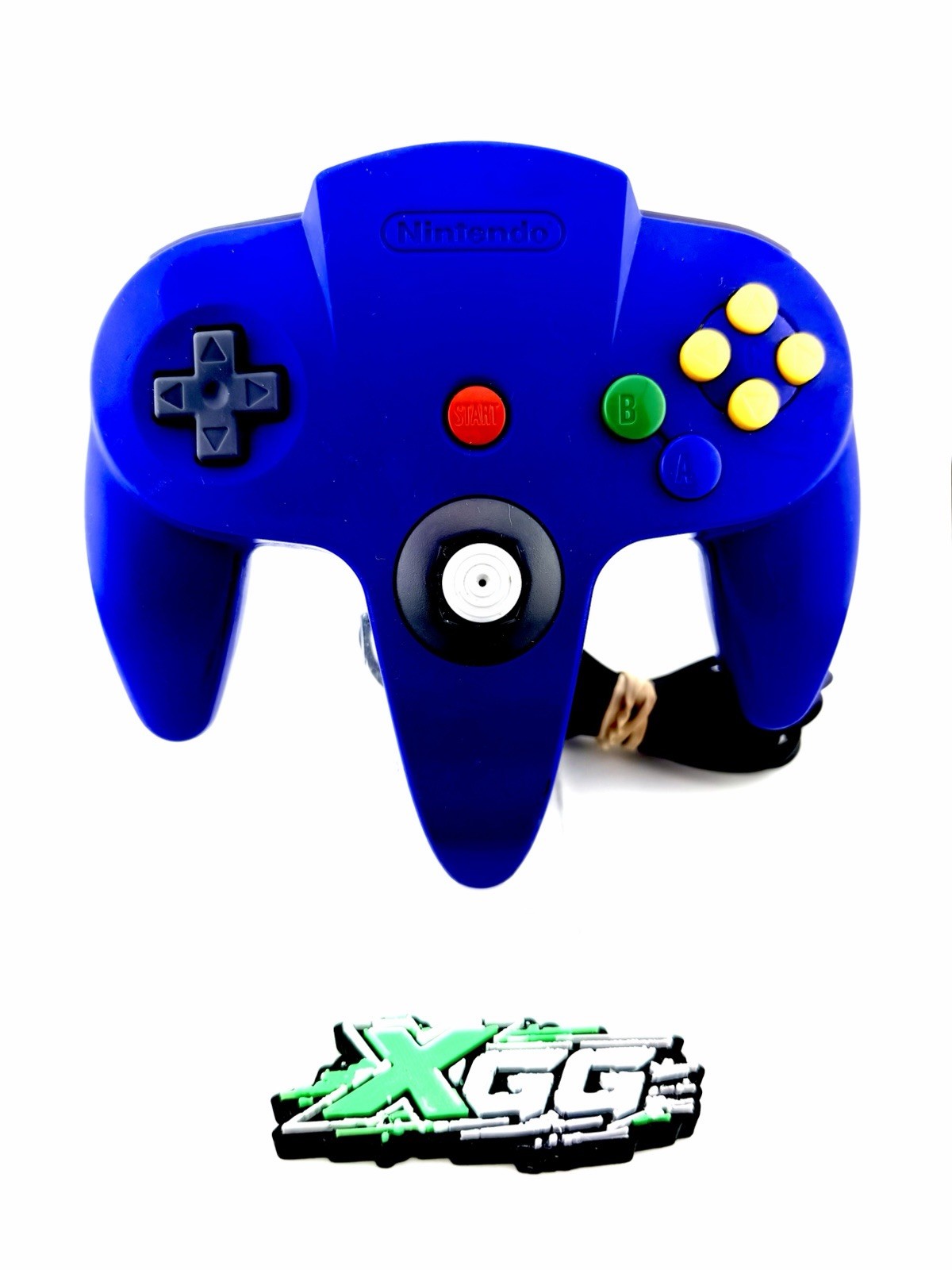 Nintendo 64 Controller Blue N64 OEM Authentic Stick 6/10 – Free Shipping!