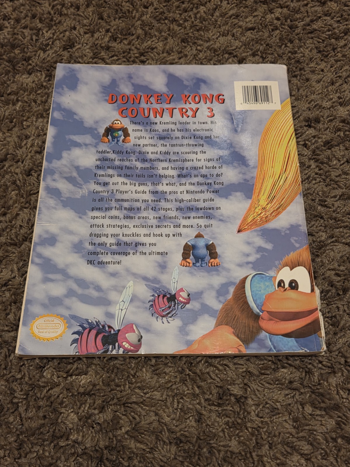 Donkey Kong Country 3 Dixie Kongs Double Trouble Official Players Guide