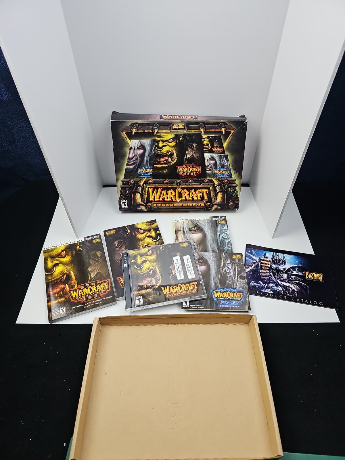 WarCraft 3 III PC Battle Chest Reign of Chaos Frozen Throne Expansion 2003