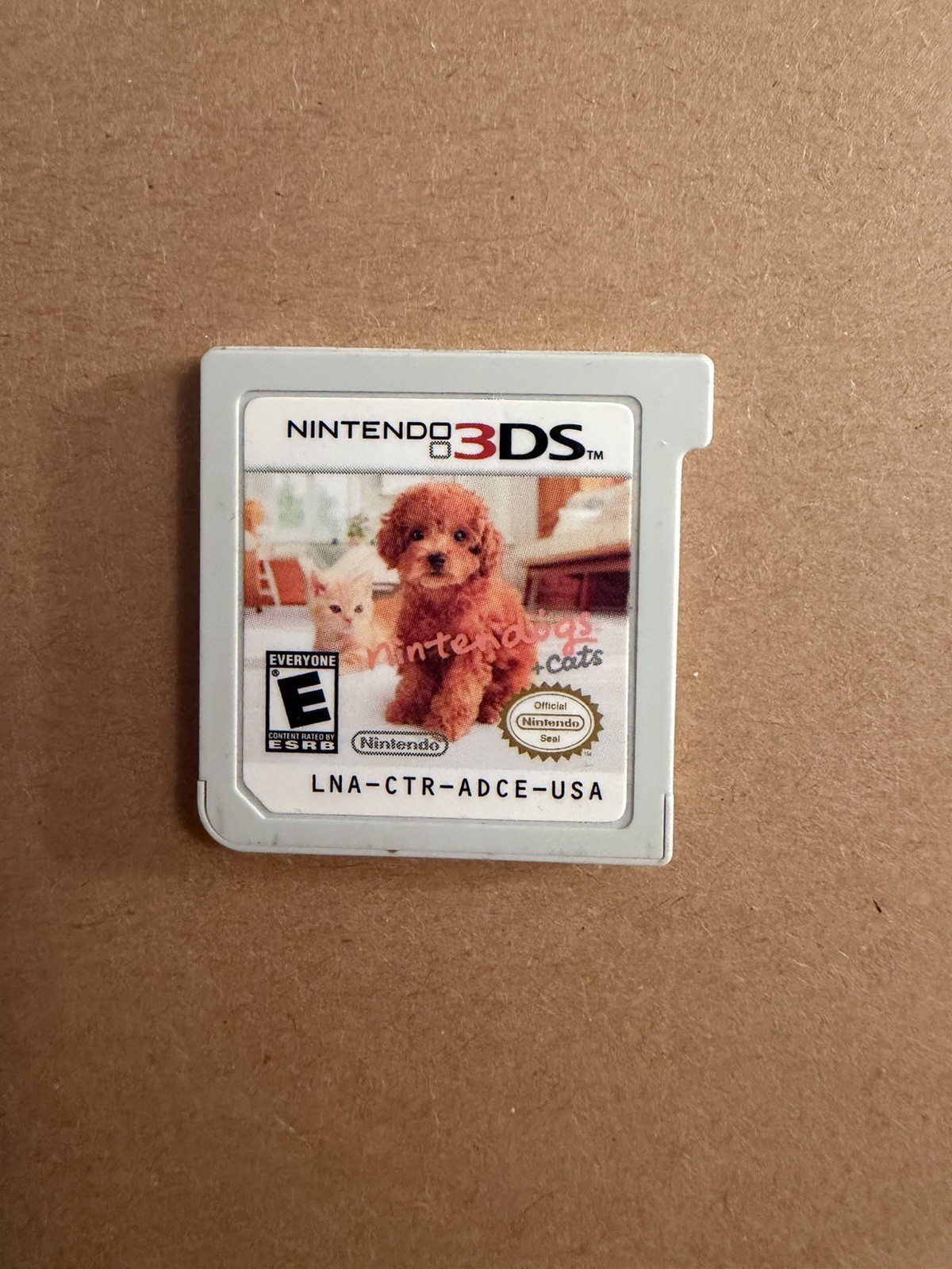 Nintendogs + Cats: Toy Poodle & New Friends (Nintendo 3DS, 2011) Cartridge Only