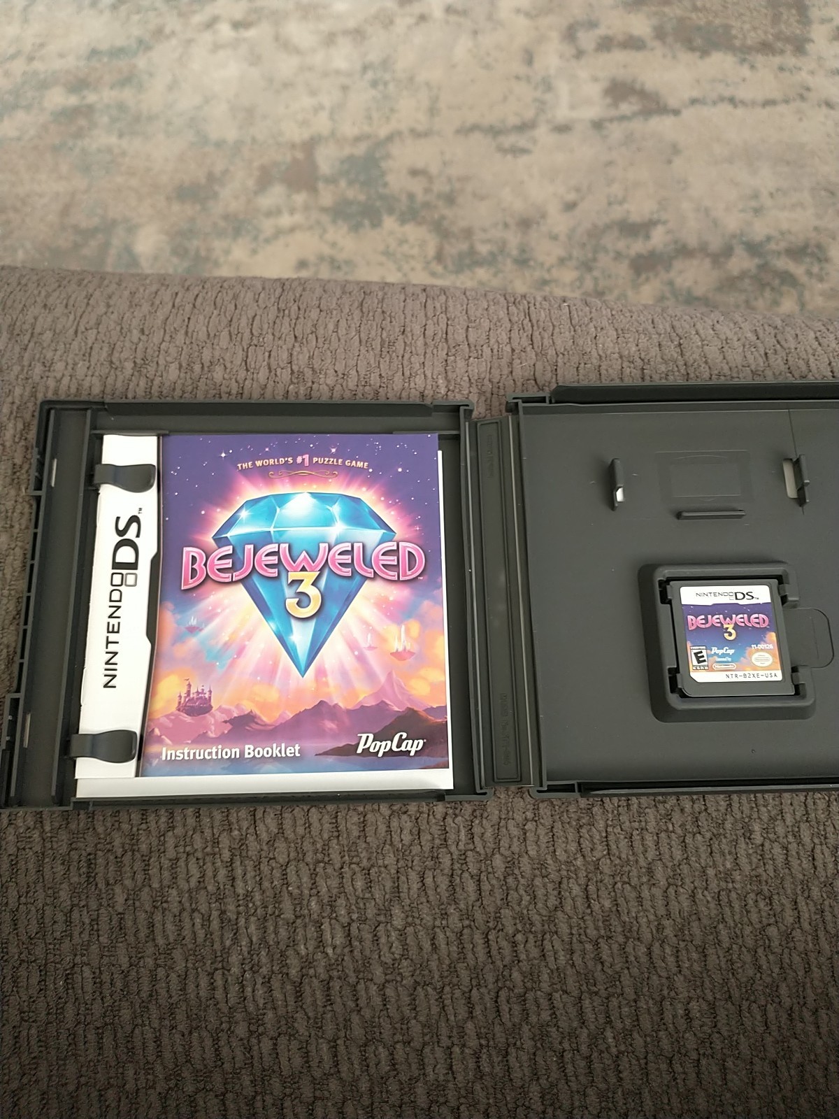 Bejeweled 3 (Nintendo DS, 2011) Complete With Box And Manual Clean / Mint