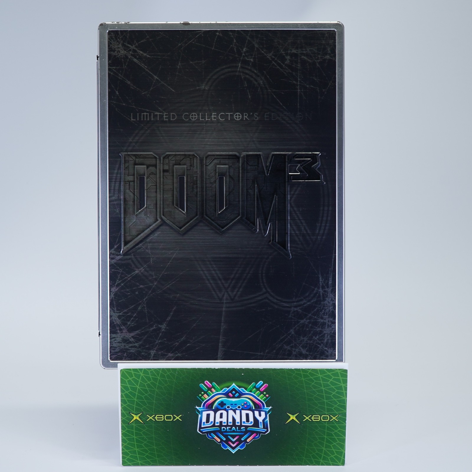 Doom 3 Limited Collector’s Edition CIB W/ Slipcover + Manual – Xbox