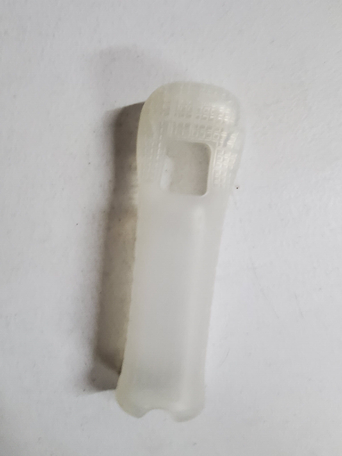 OEM Nintendo Wii Remote Rubber Silicone Gel Grip Cover Clear RVL-022 Sanitized