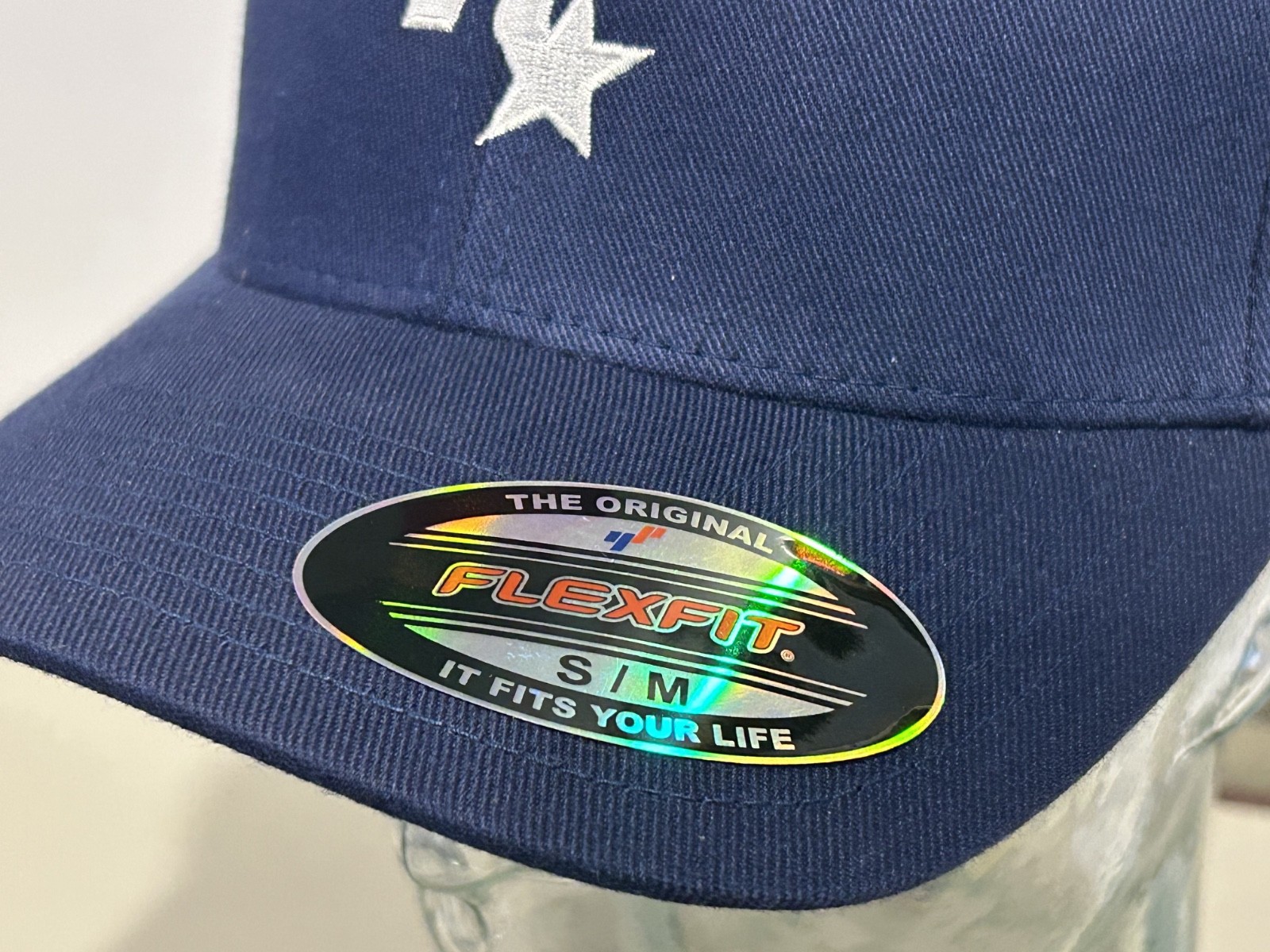 Rockstar Games GTA Video Hat Fitted S/M FLEXFIT AUTHENTIC Blue ~ NEW