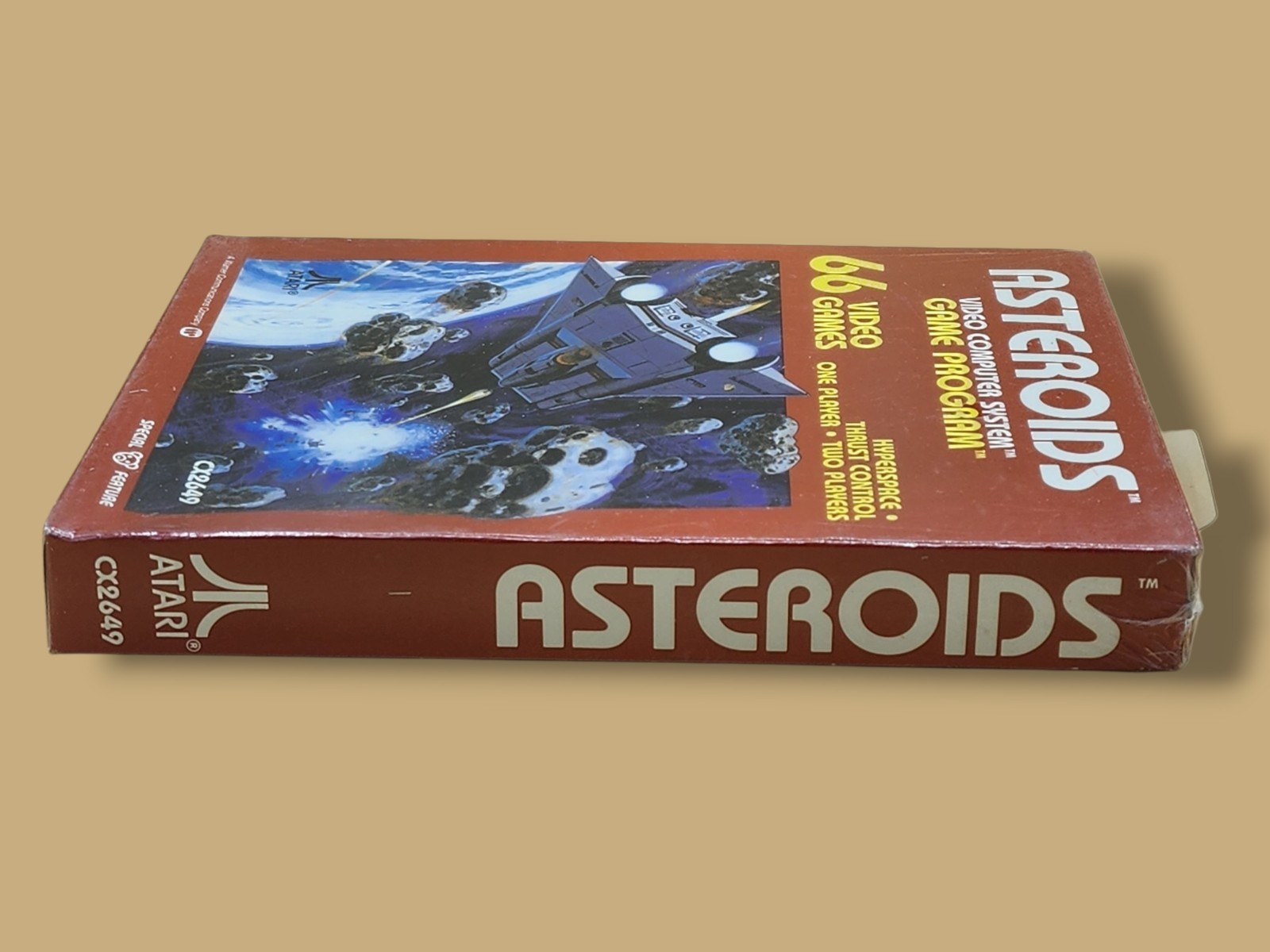 1981 Atari 2600 Asteroids CX 2649 Video Game Sealed – With Defects