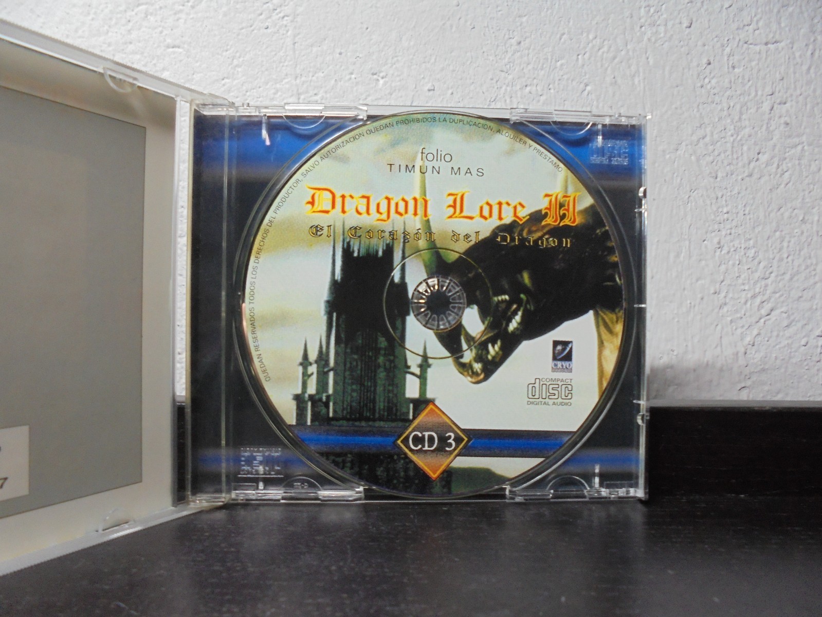 Dragon Lore II PC 3CD-ROM Cryo Interactive Spanish PAL 1996 Complete