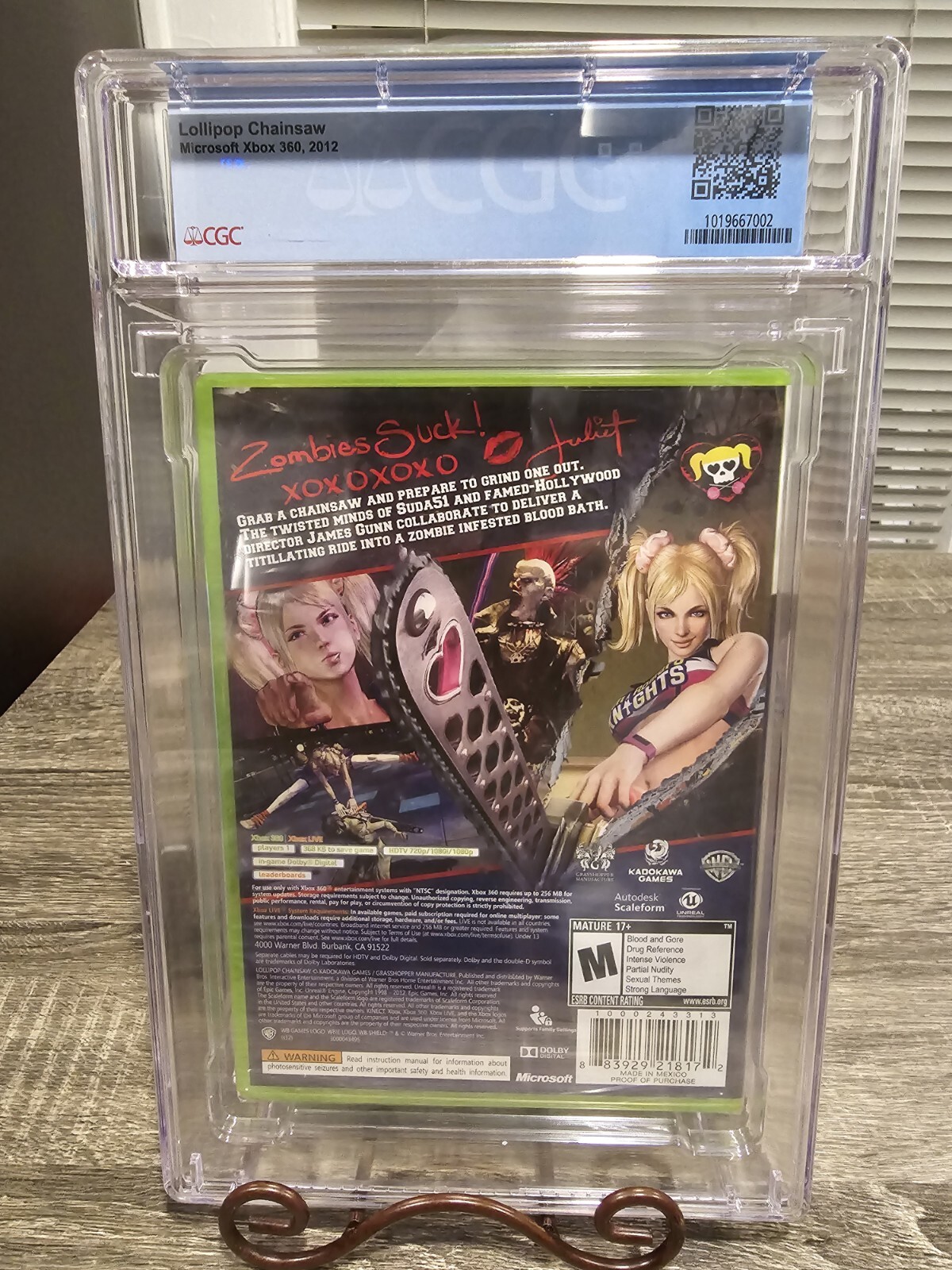 Lollipop Chainsaw – Microsoft Xbox 360 – CGC Graded 9.8 A++ – Type – Y-Folds