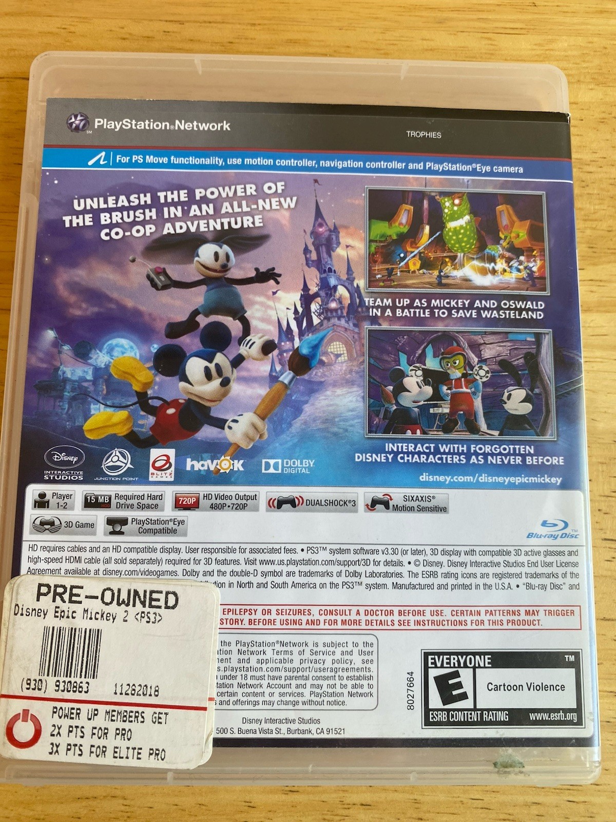 Epic Mickey 2: The Power of Two – Sony PlayStation 3