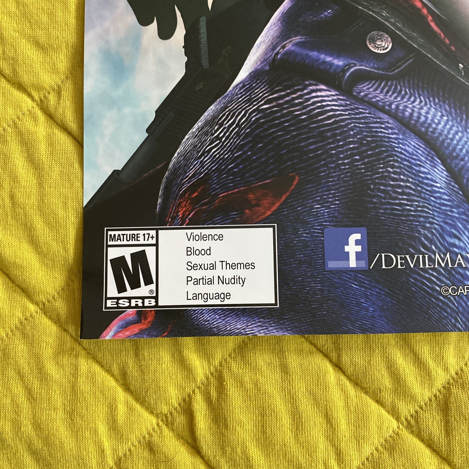Devil May Cry 4 Special Edition Comic Con Promo Poster – RARE SDCC 2015 LIMITED